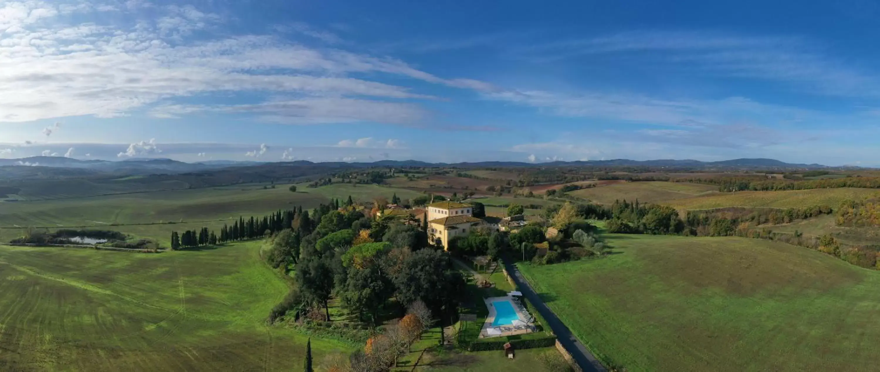 Natural landscape, Bird's-eye View in Villa Sabolini