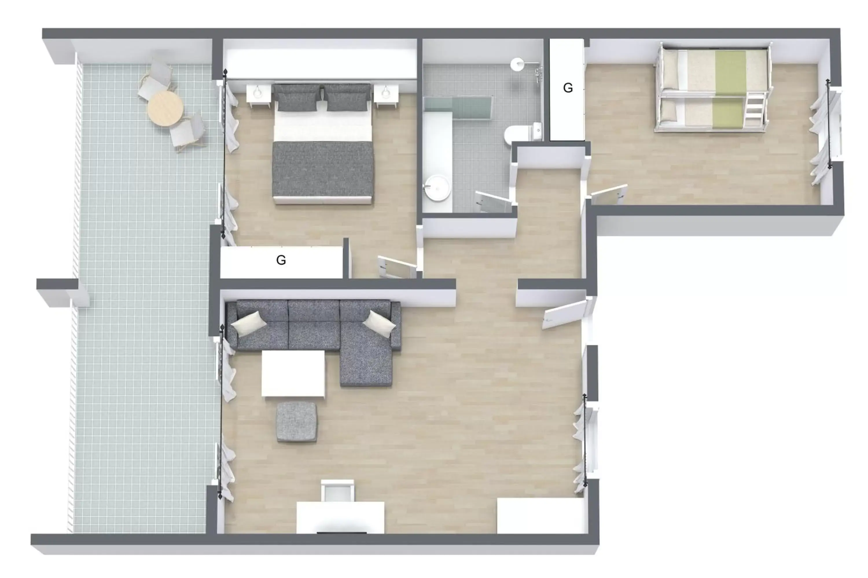 Photo of the whole room, Floor Plan in Aequora Lanzarote Suites