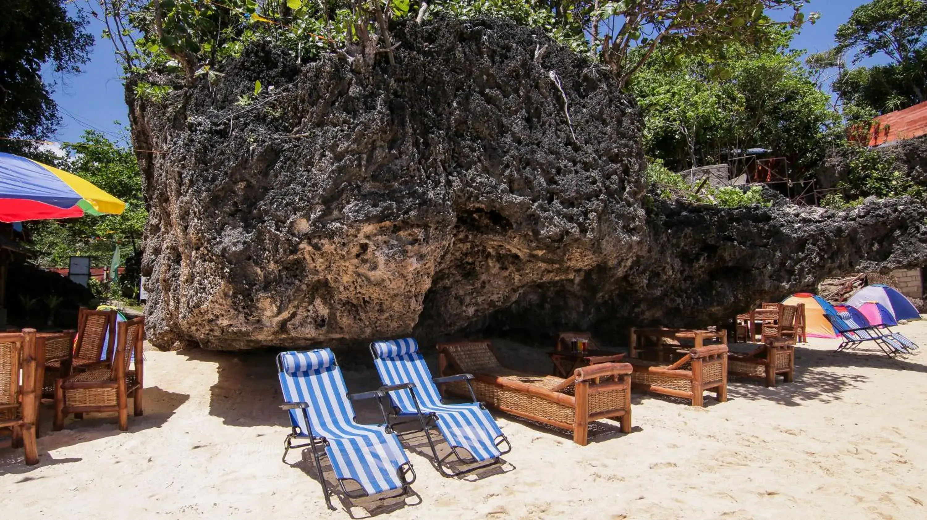 Seating area, Beach in Gratum Beach Resort