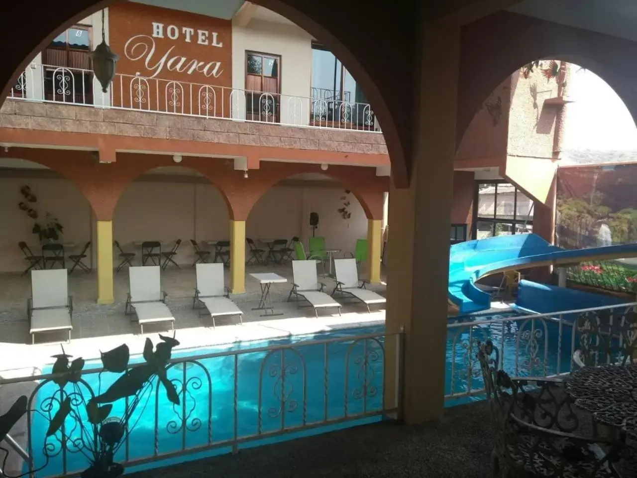 Pool View in Hotel Yara