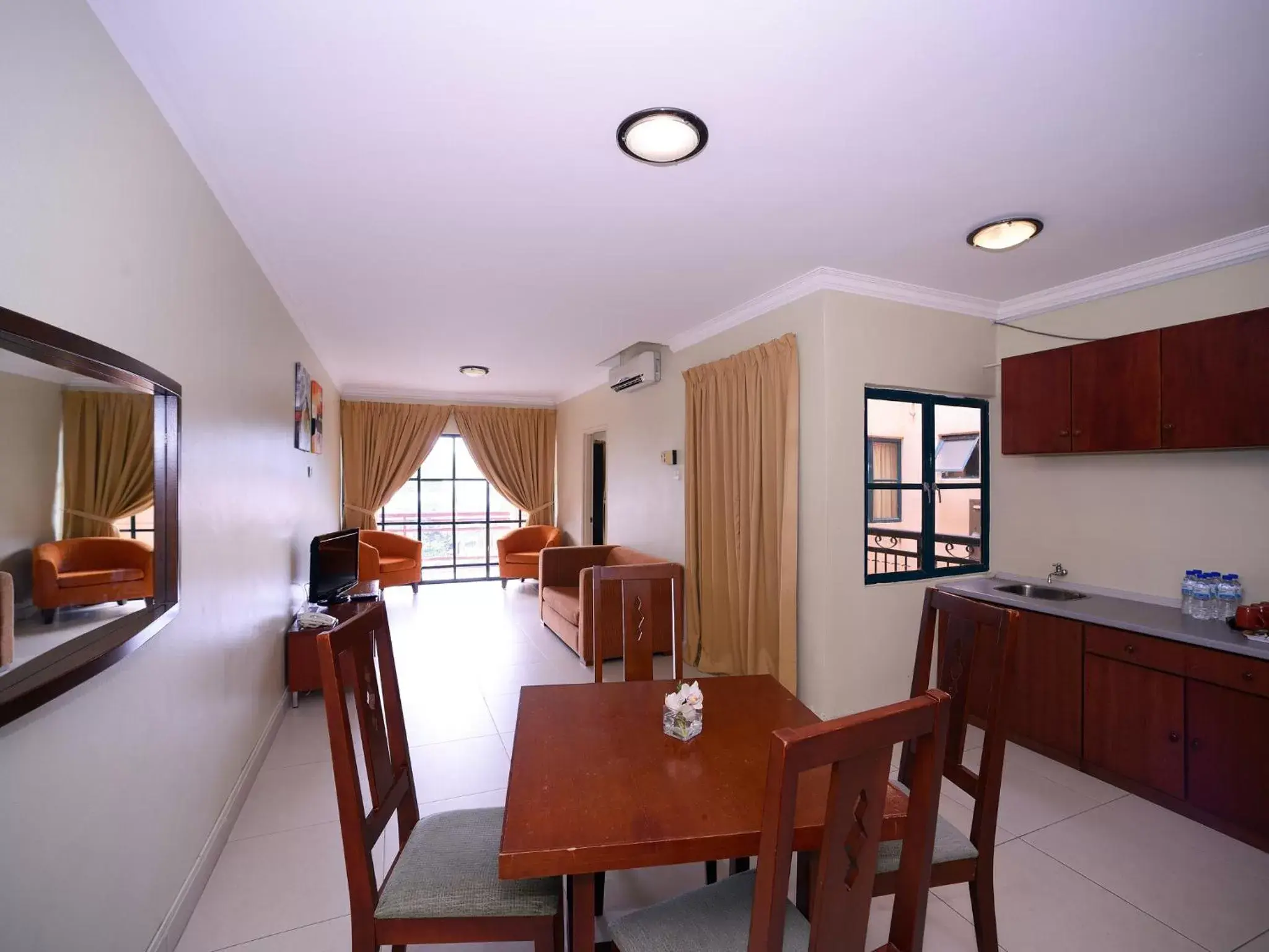 Bedroom, Dining Area in Bella Vista Waterfront Resort, Kuah Langkawi