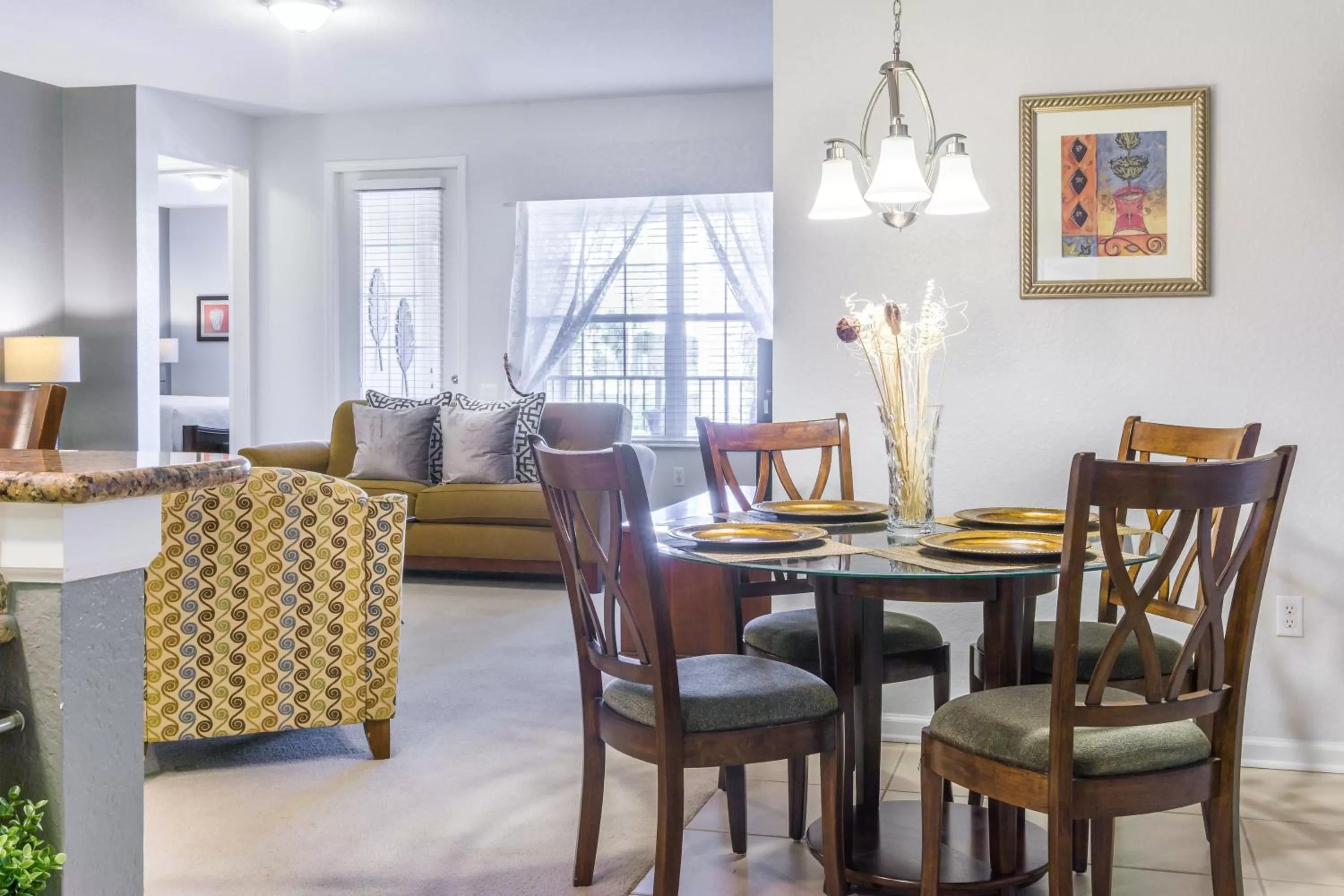 Dining area in Orlando Escape