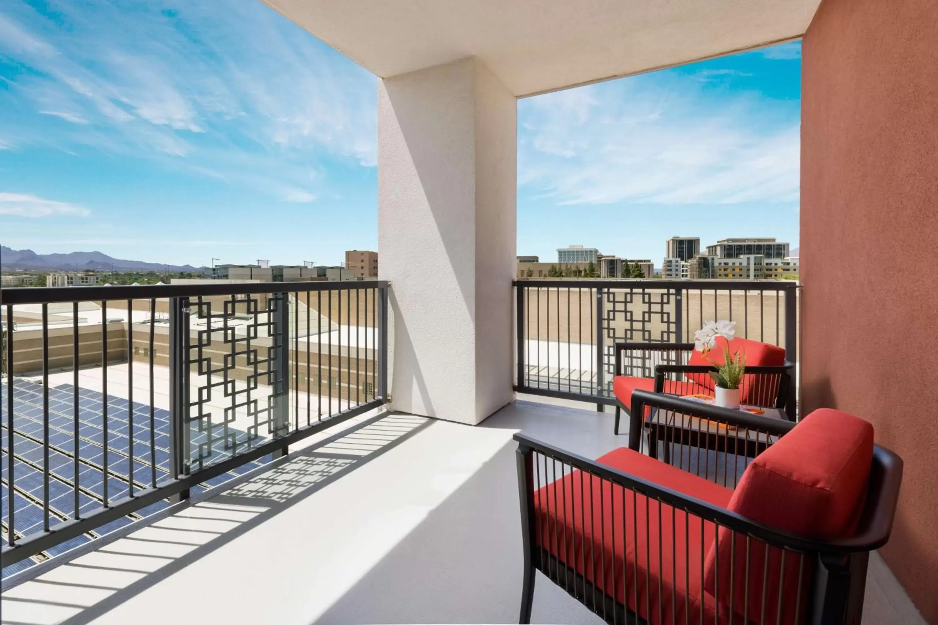 View (from property/room), Balcony/Terrace in Doubletree By Hilton Tucson Downtown Convention Center