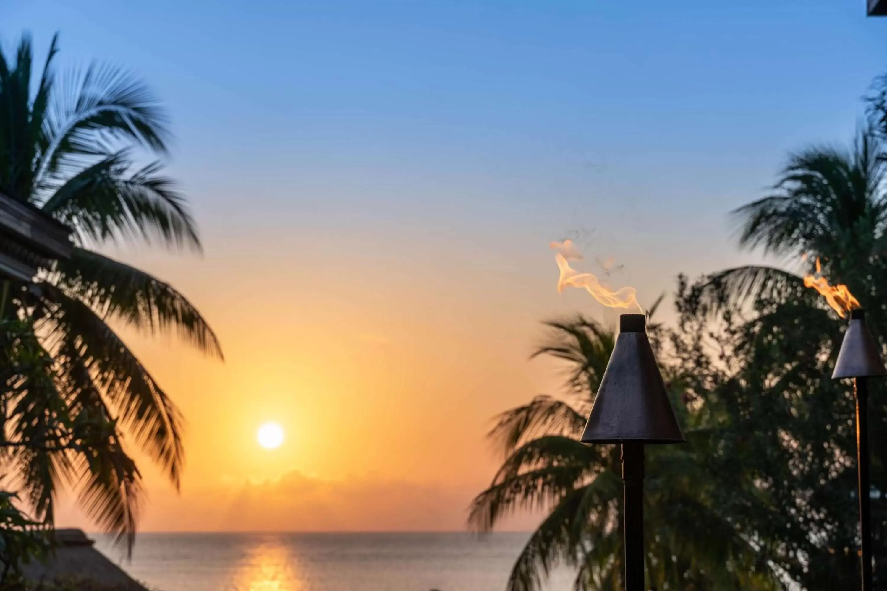 Property building, Sunrise/Sunset in Hilton Mauritius Resort & Spa