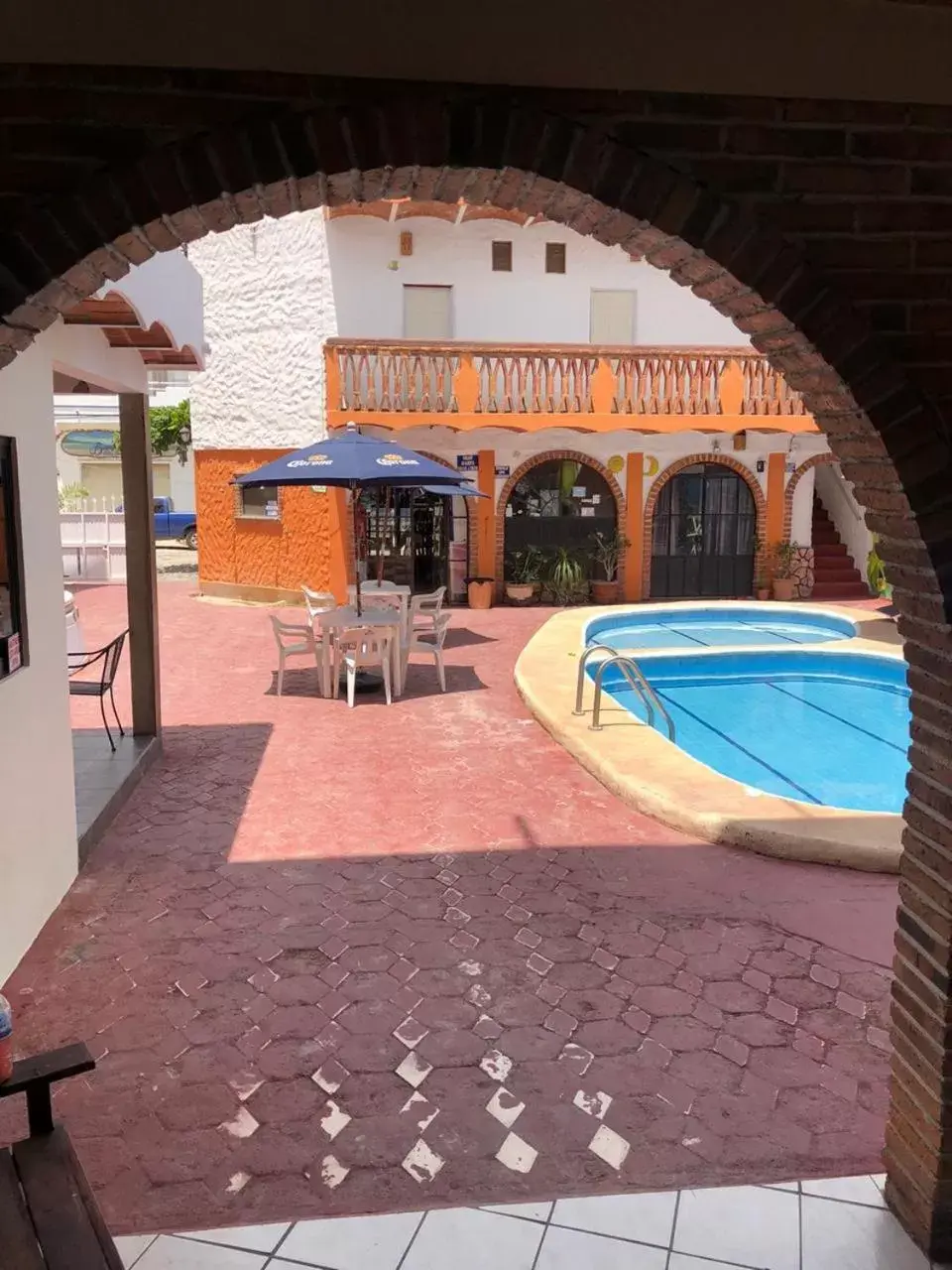 Swimming pool in Bungalows Flamingos