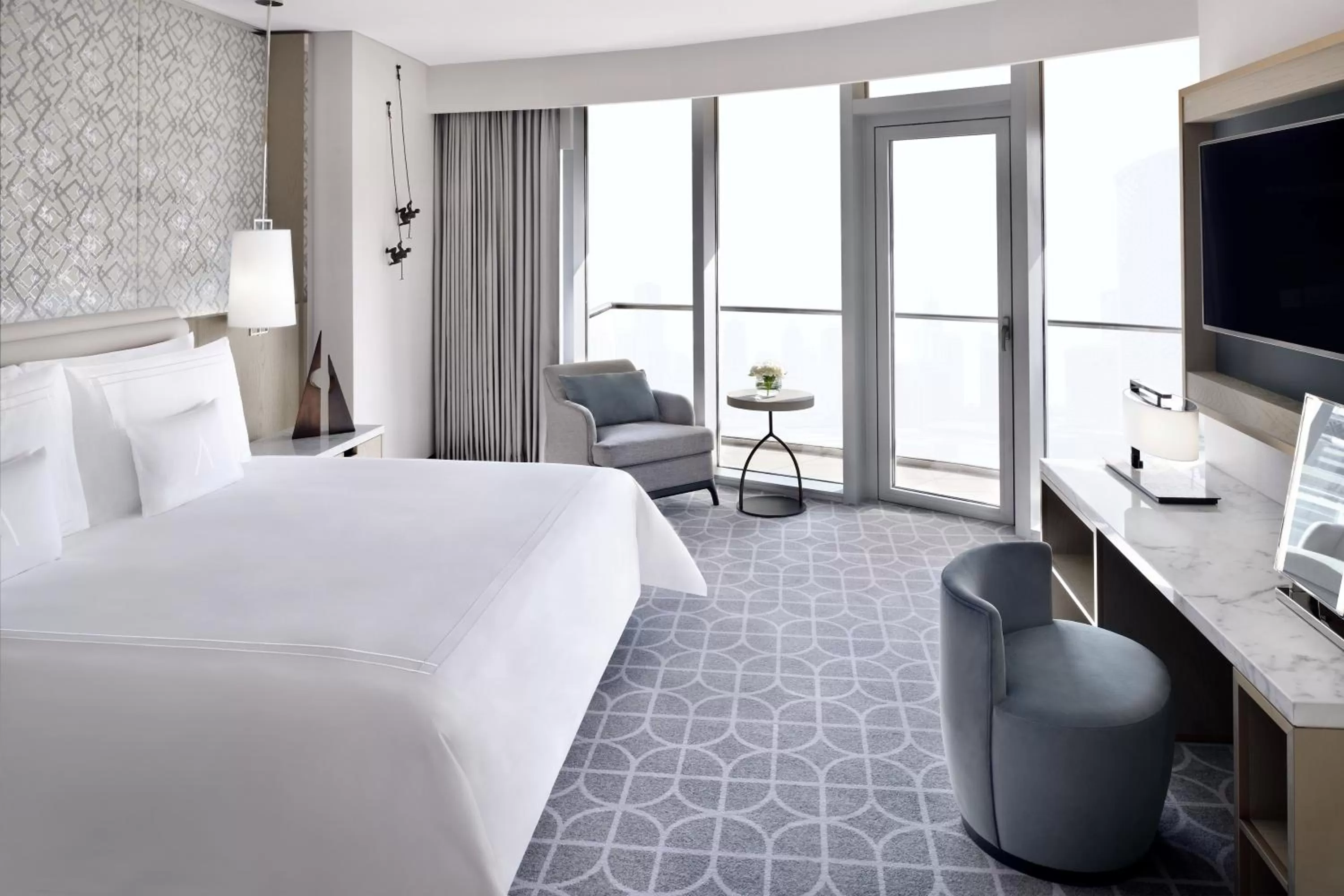 Bedroom, Bed in Address Dubai Mall