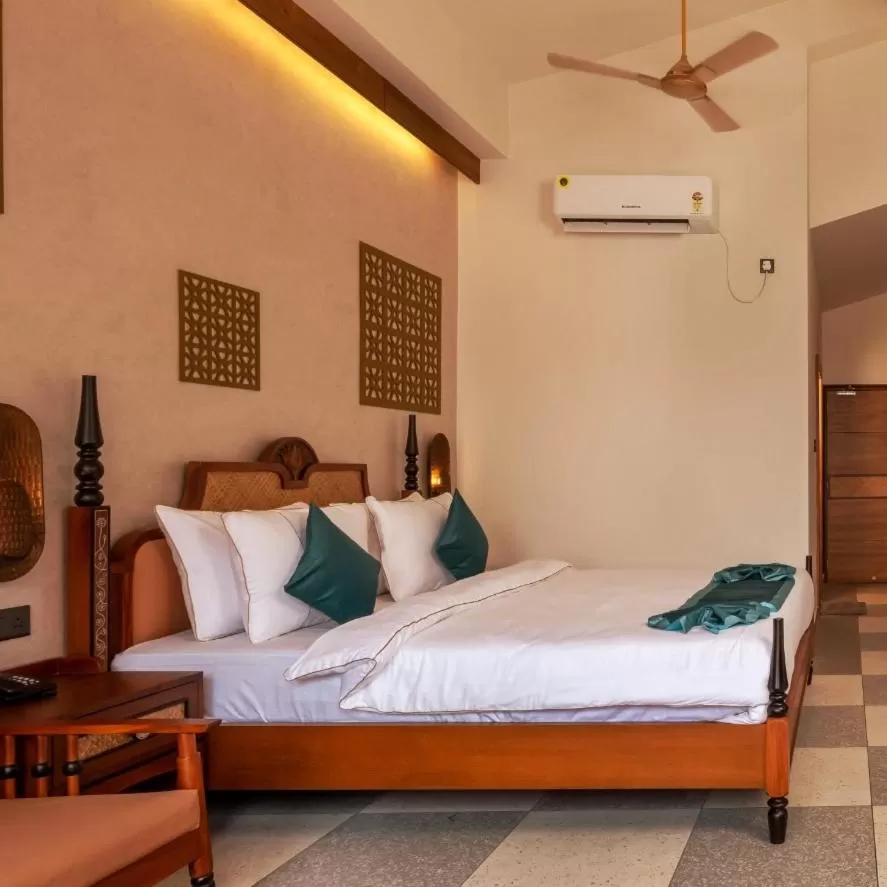 Bed in Hotel Sonar Bangla Mayapur