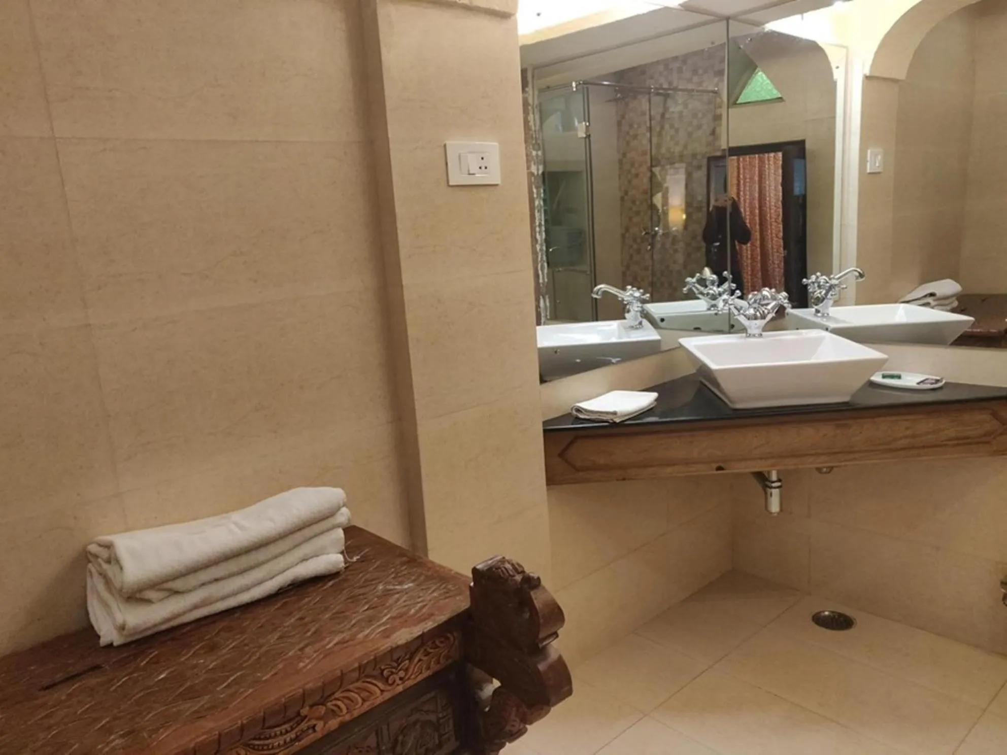 Bathroom in Krishna Prakash Heritage Haveli