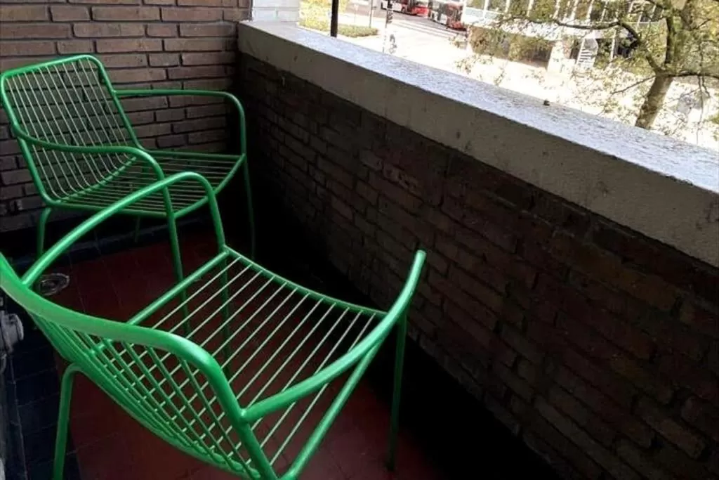 Balcony/Terrace in Apart hotel Central -Self service-