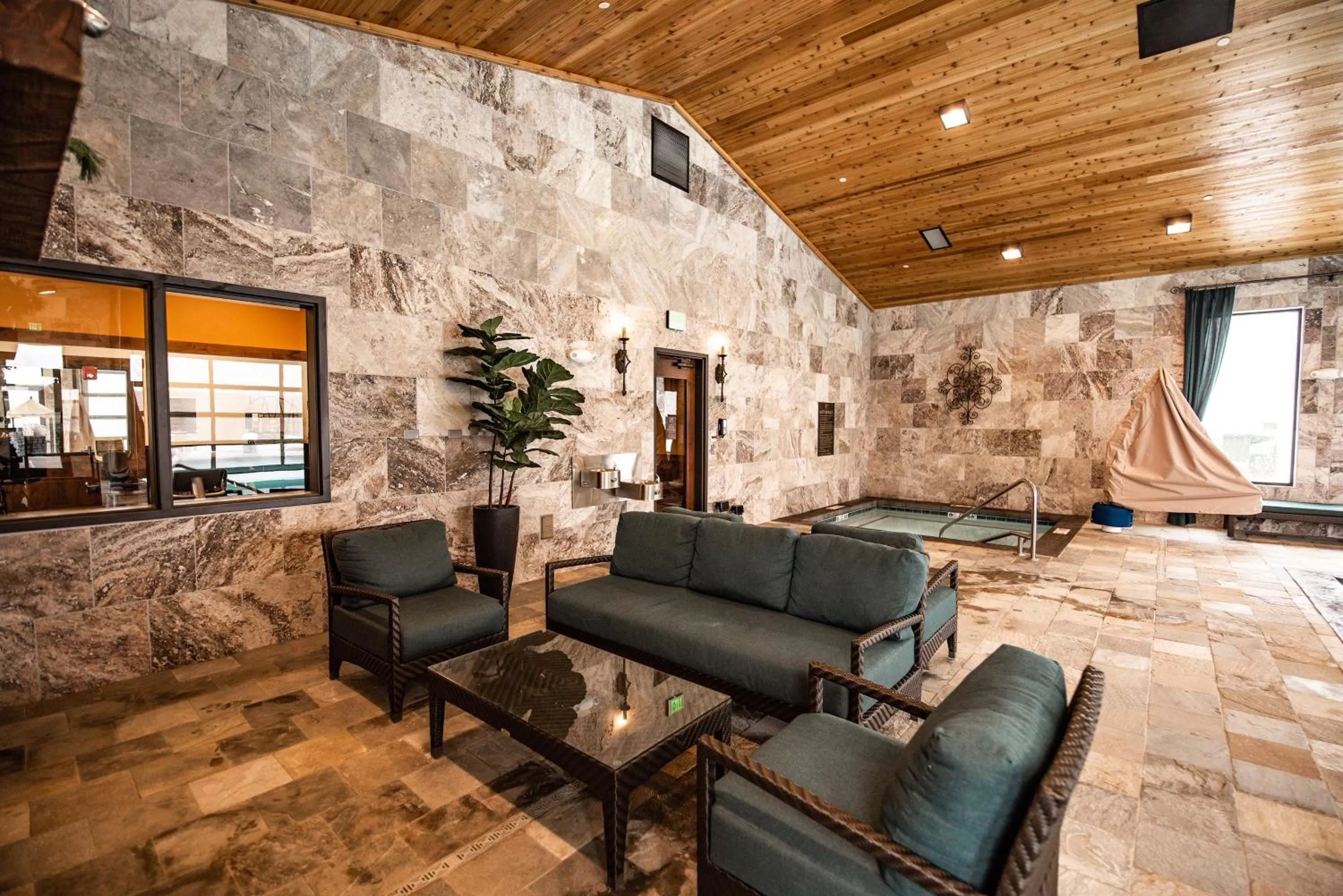 Seating area in Elk Country Inn