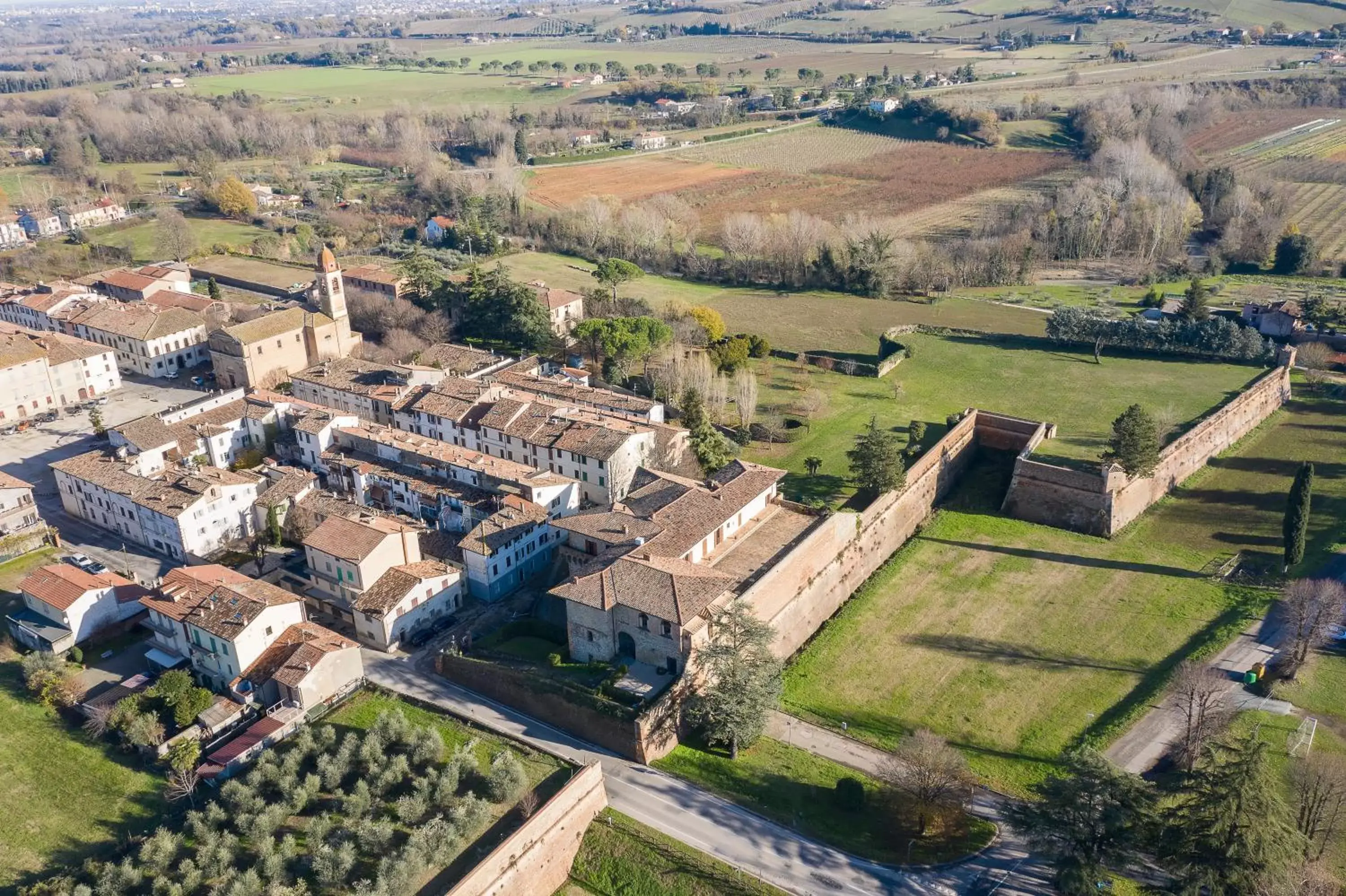 Bird's eye view, Bird's-eye View in Castello del Capitano delle Artiglierie