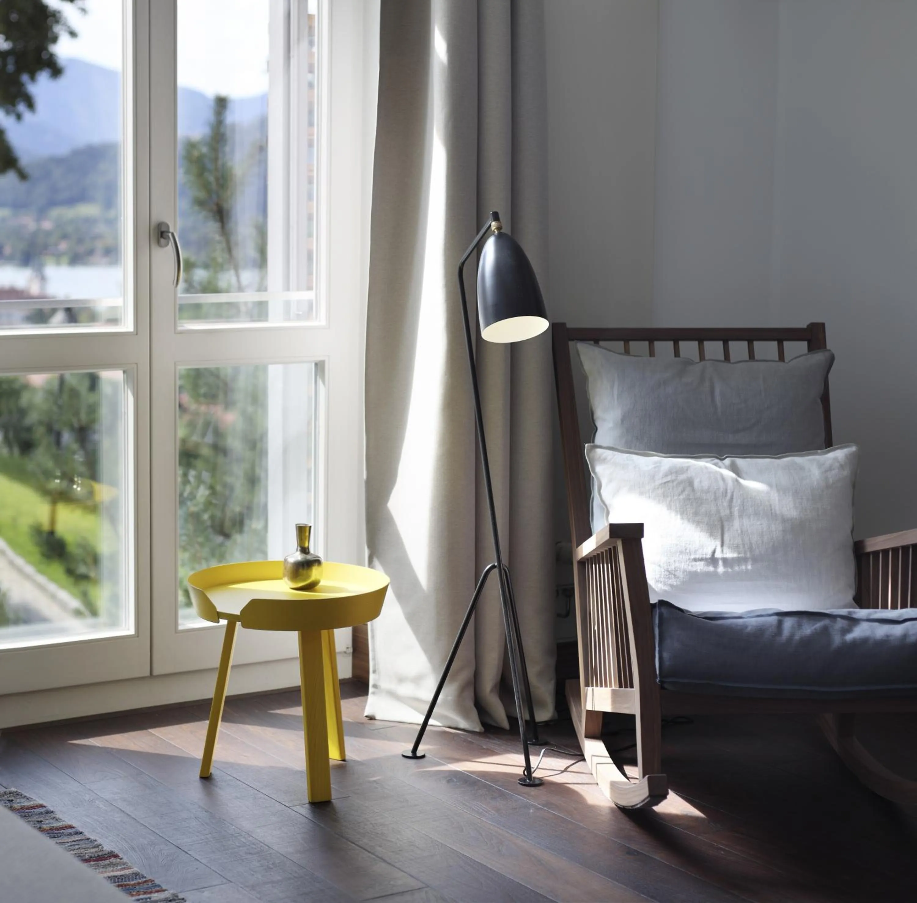 View (from property/room), Bed in Das Tegernsee