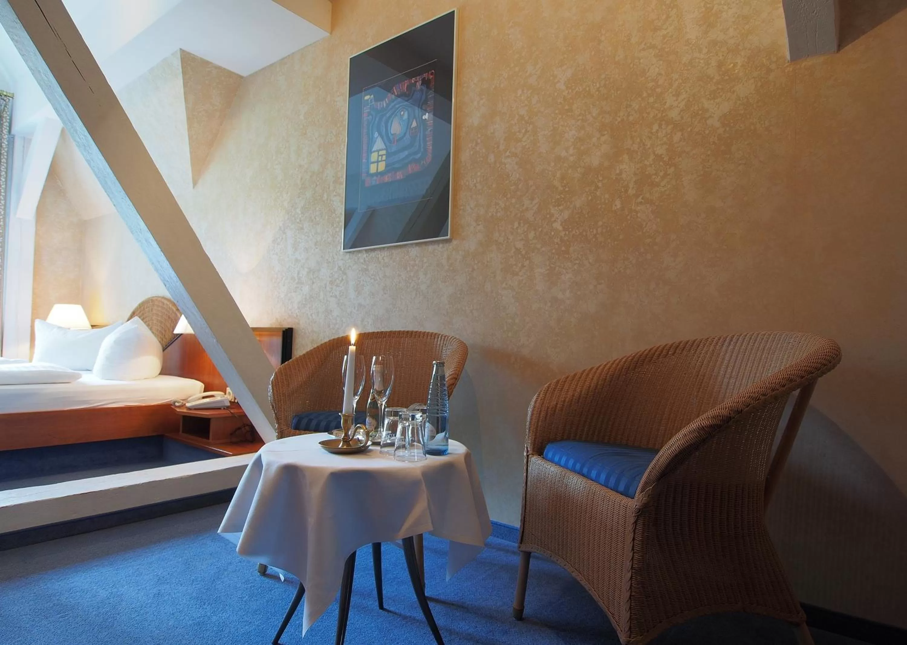 Seating area in Hotel Schlossvilla Derenburg