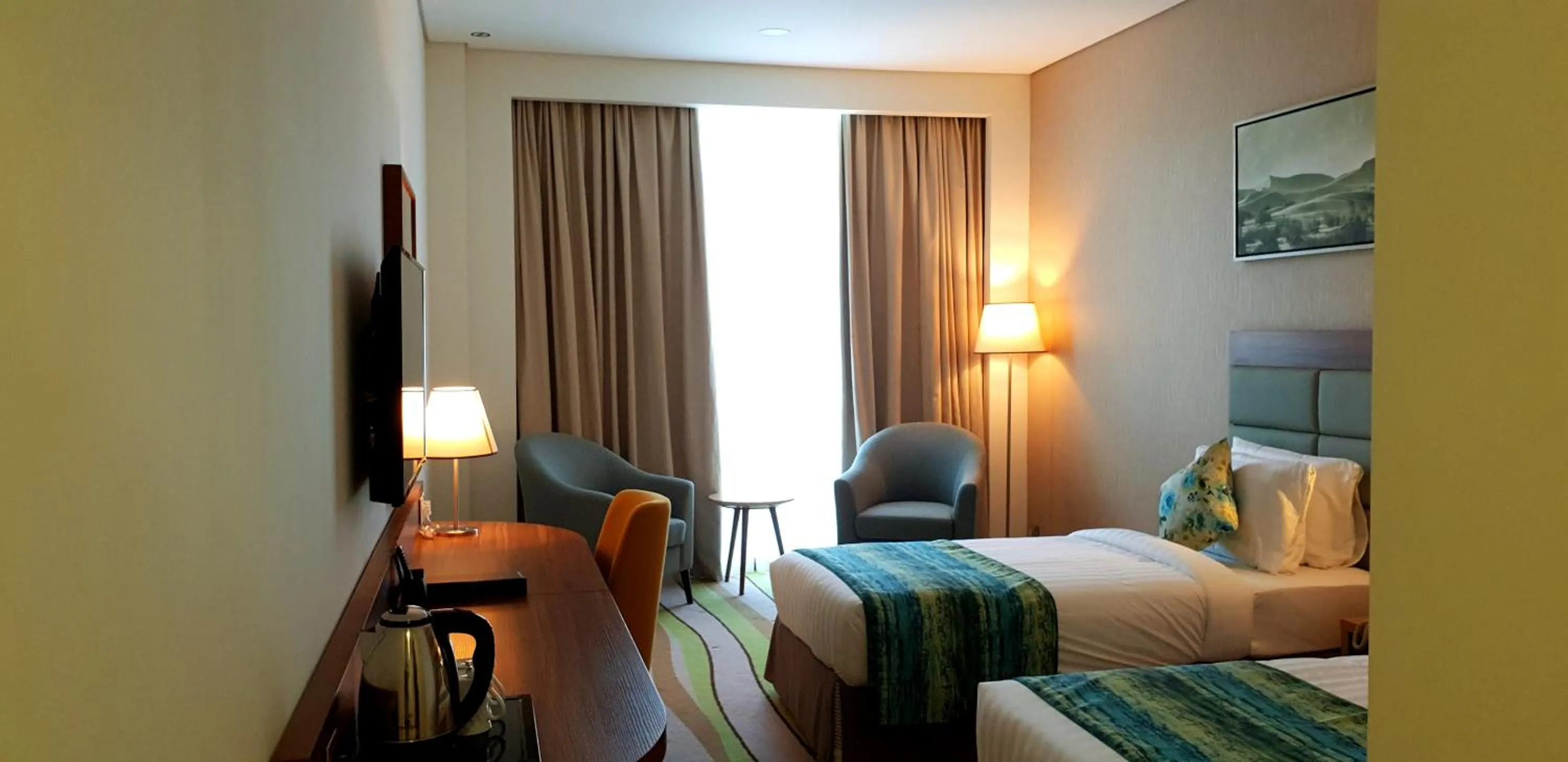 Bed in Jacob's Garden Hotel