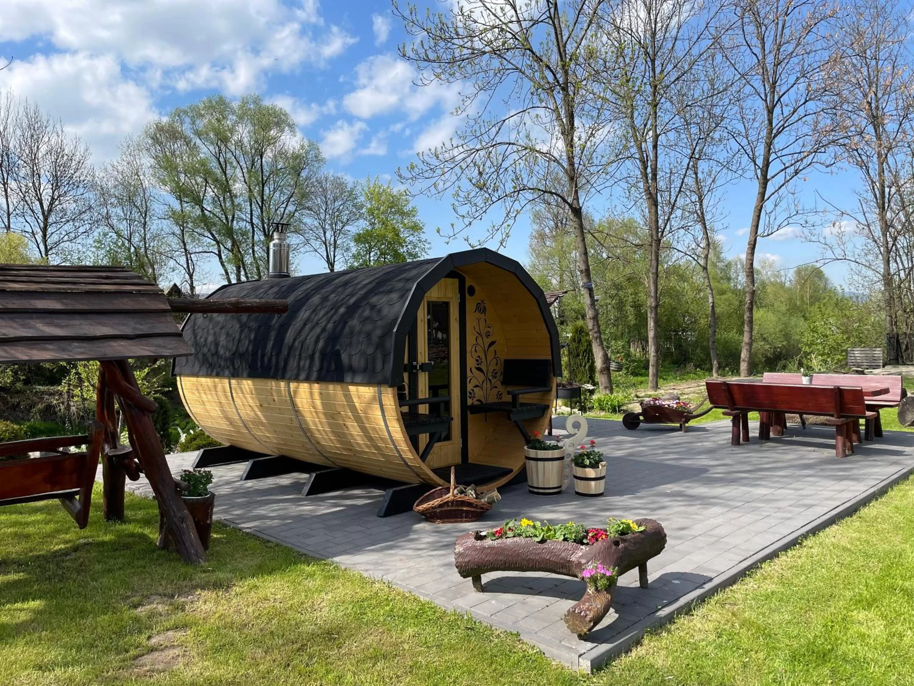 Garden in Ośrodek Wypoczynkowy Anna Ila