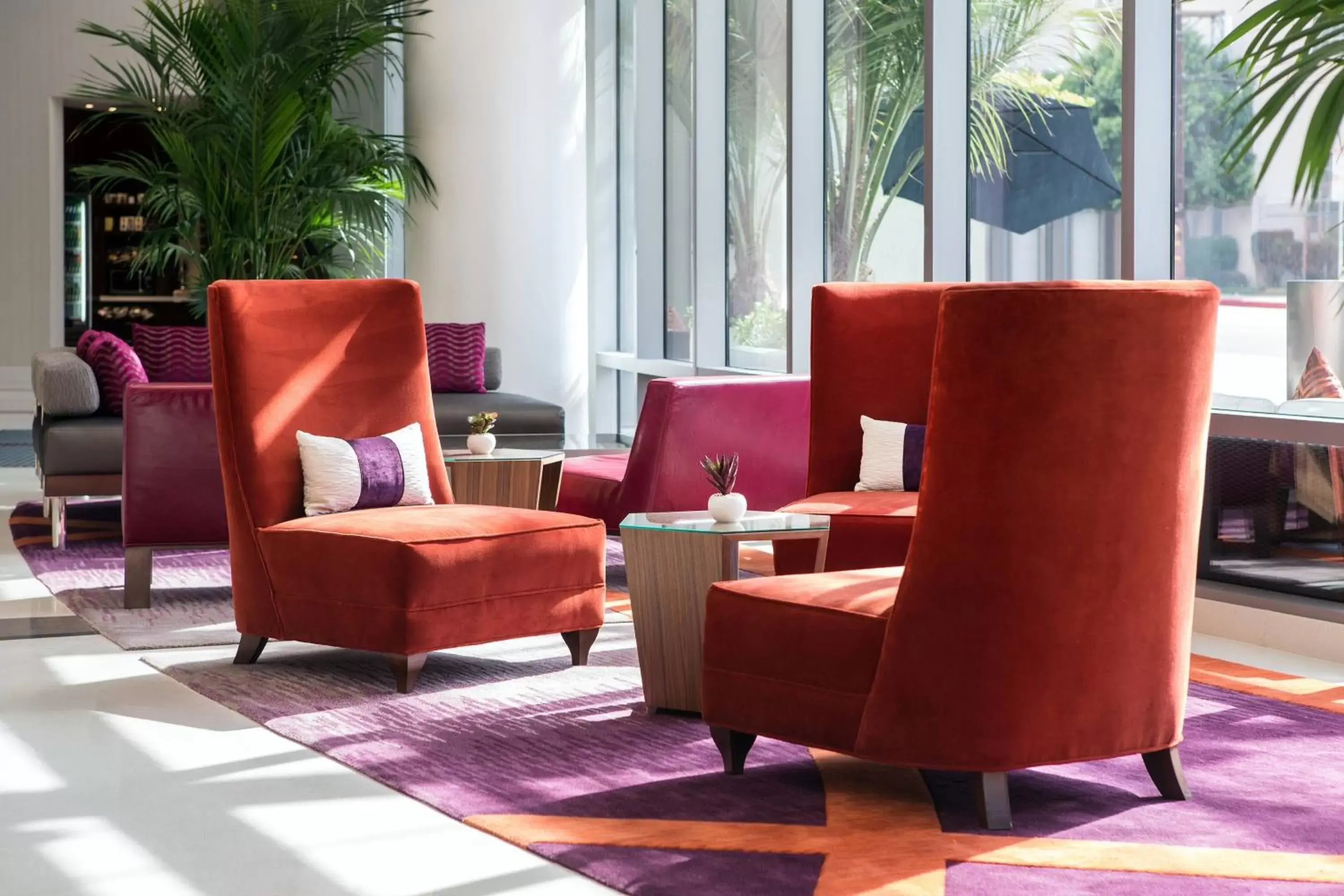 Lobby or reception in Courtyard by Marriott Los Angeles L.A. LIVE