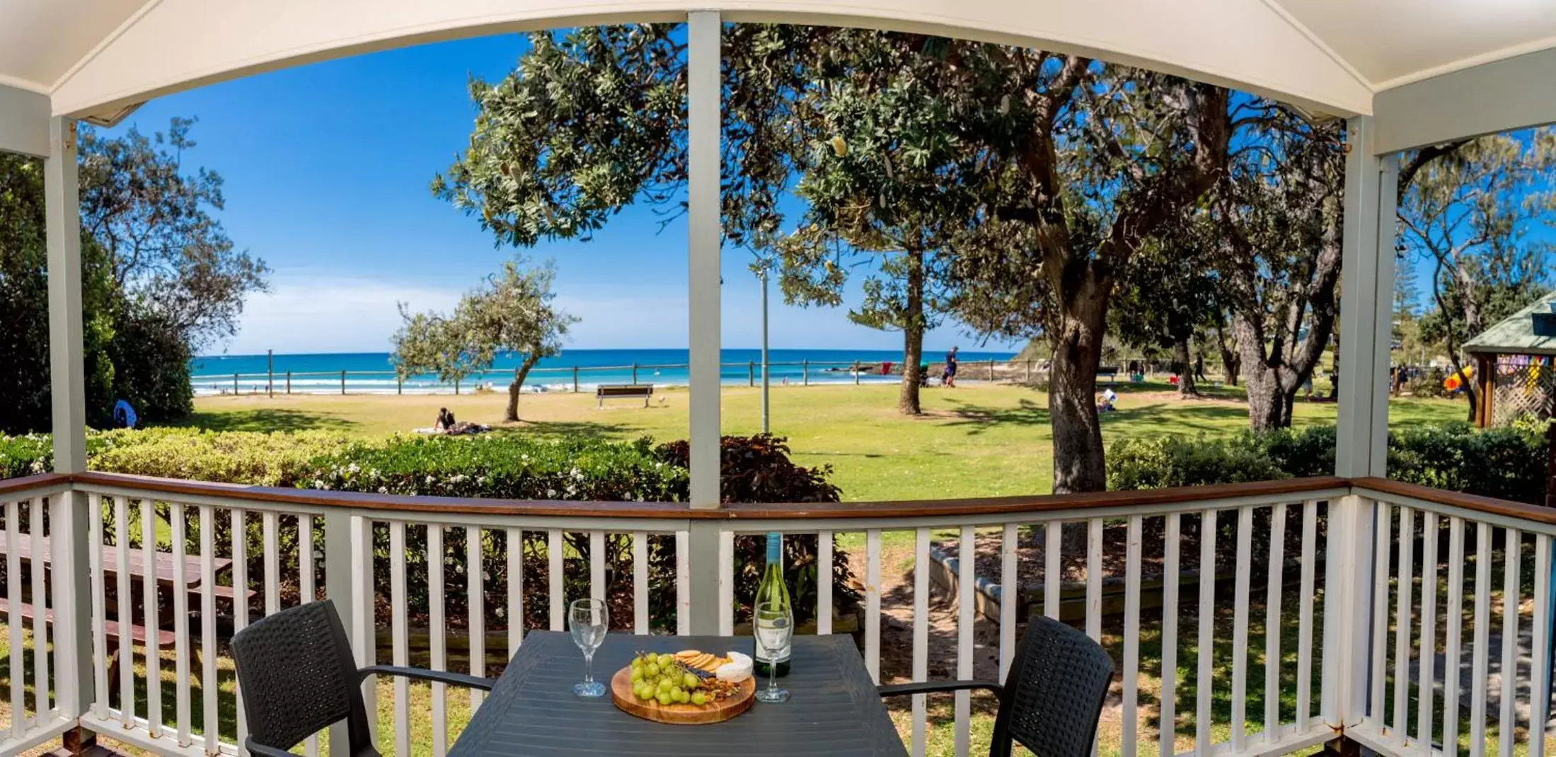 Balcony/Terrace in Woolgoolga Beach Holiday Park