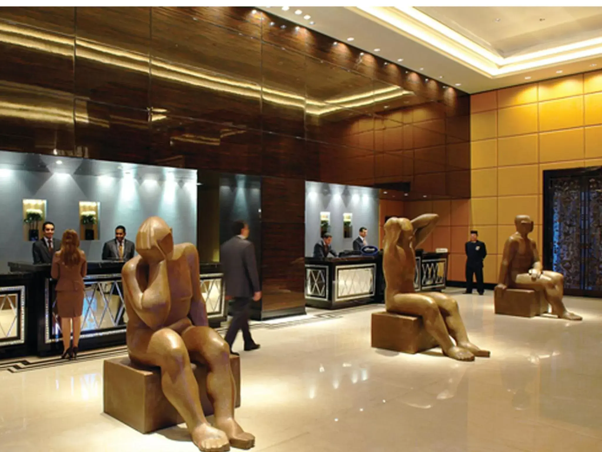 Lobby or reception in Fairmont Nile City