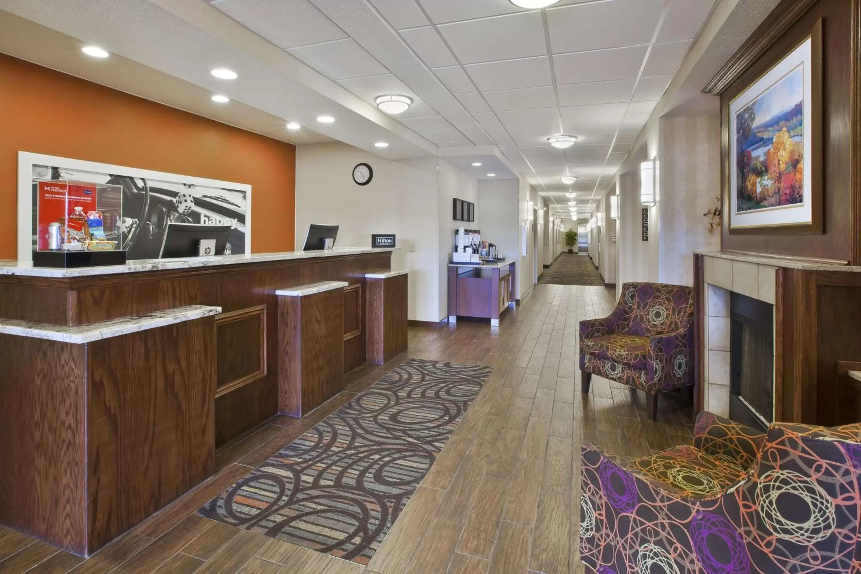 Lobby or reception in Hampton Inn Pittsburgh Area-Beaver Valley-Center Township Lobby or reception in Hampton Inn Pittsburgh Area-Beaver Valley-Center Township