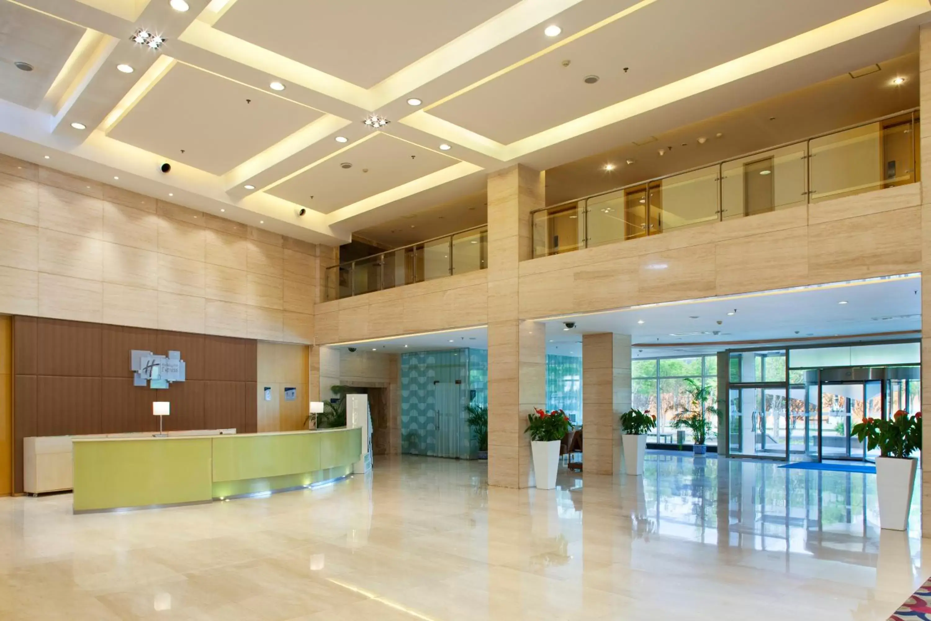 Property building, Lobby/Reception in Holiday Inn Express Tianjin Airport, an IHG Hotel