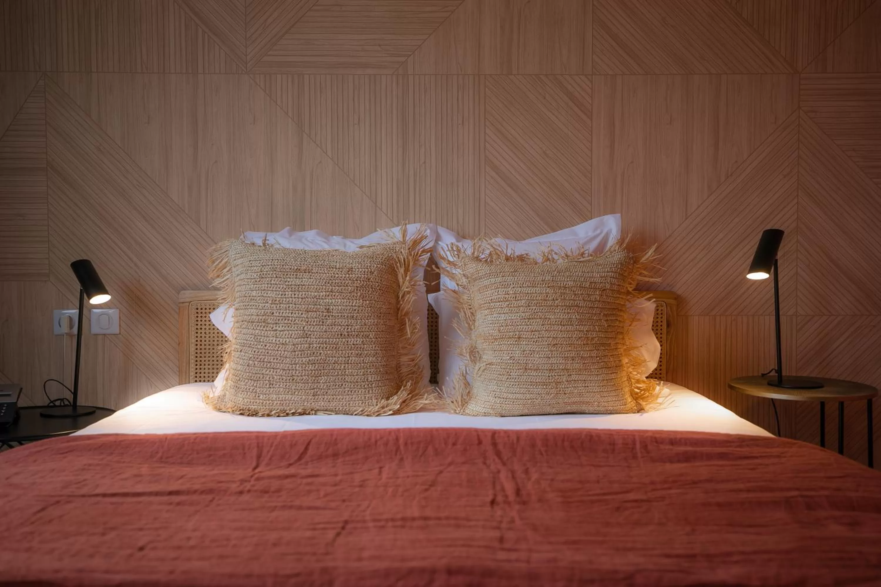 Bed in Hôtel Restaurant Vaillant proche Europapark Rulantica