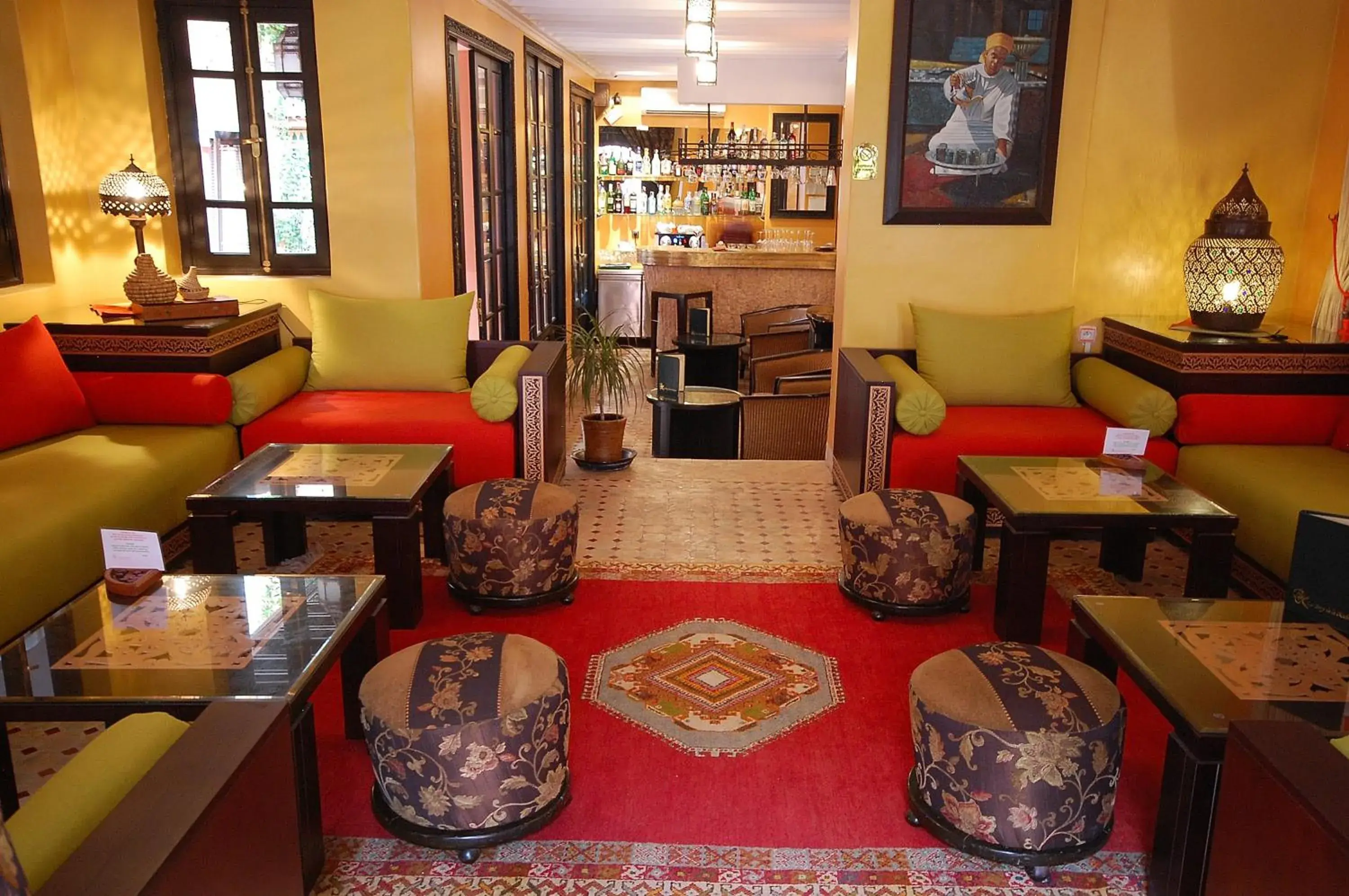 Lounge or bar, Restaurant/Places to Eat in Les Borjs De La Kasbah