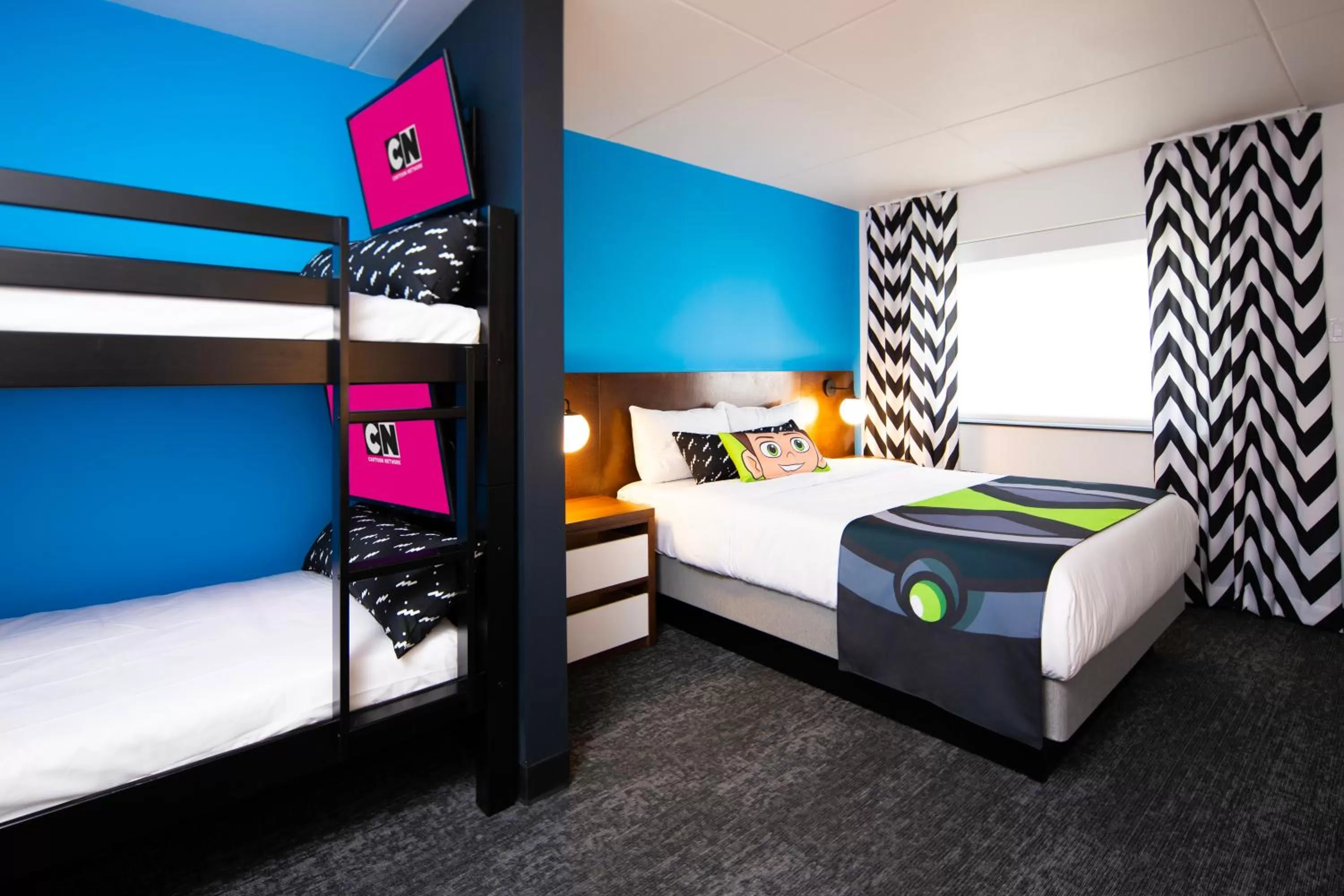 Bed in Cartoon Network Hotel