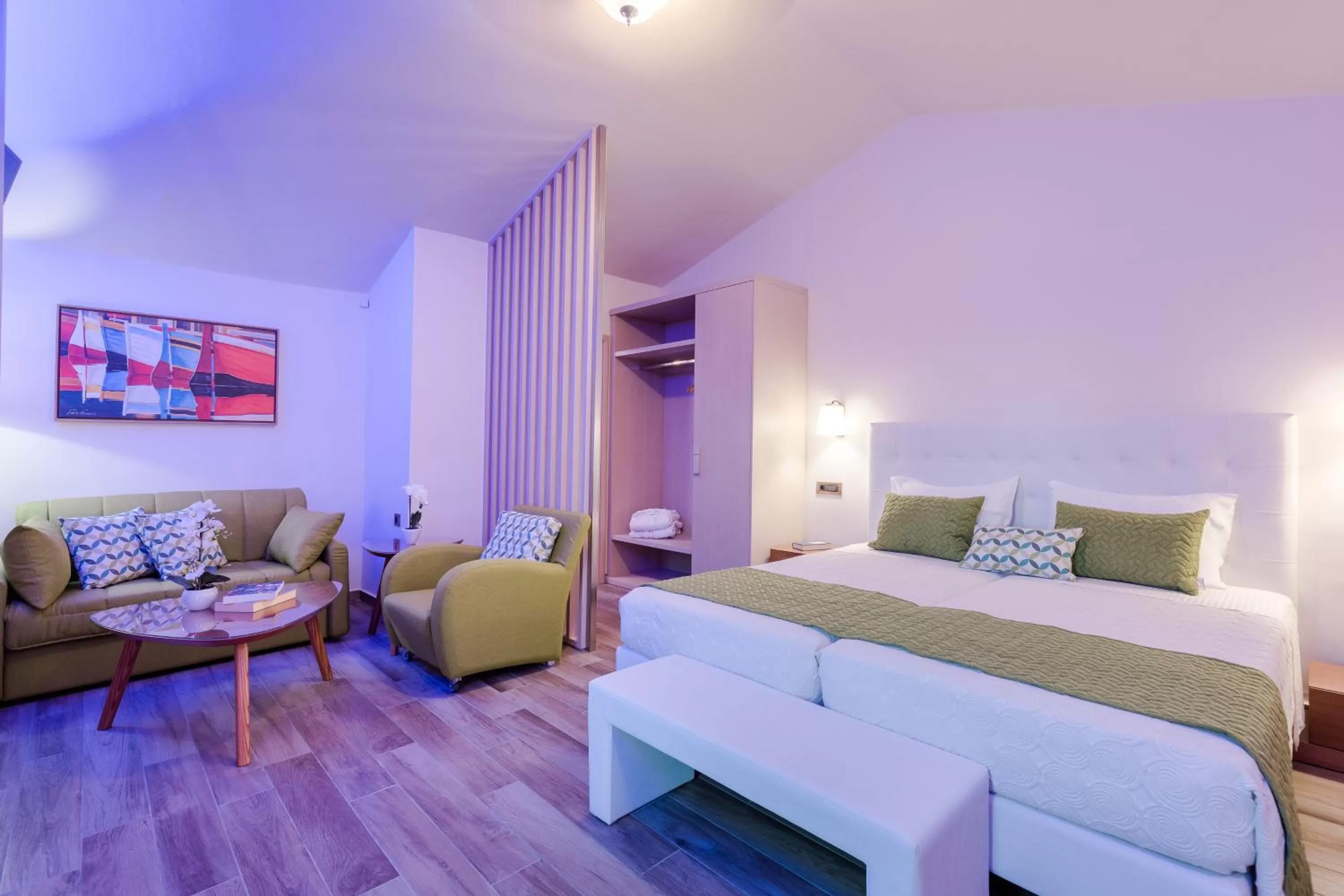 Photo of the whole room, Bed in Akti Taygetos - Conference Resort