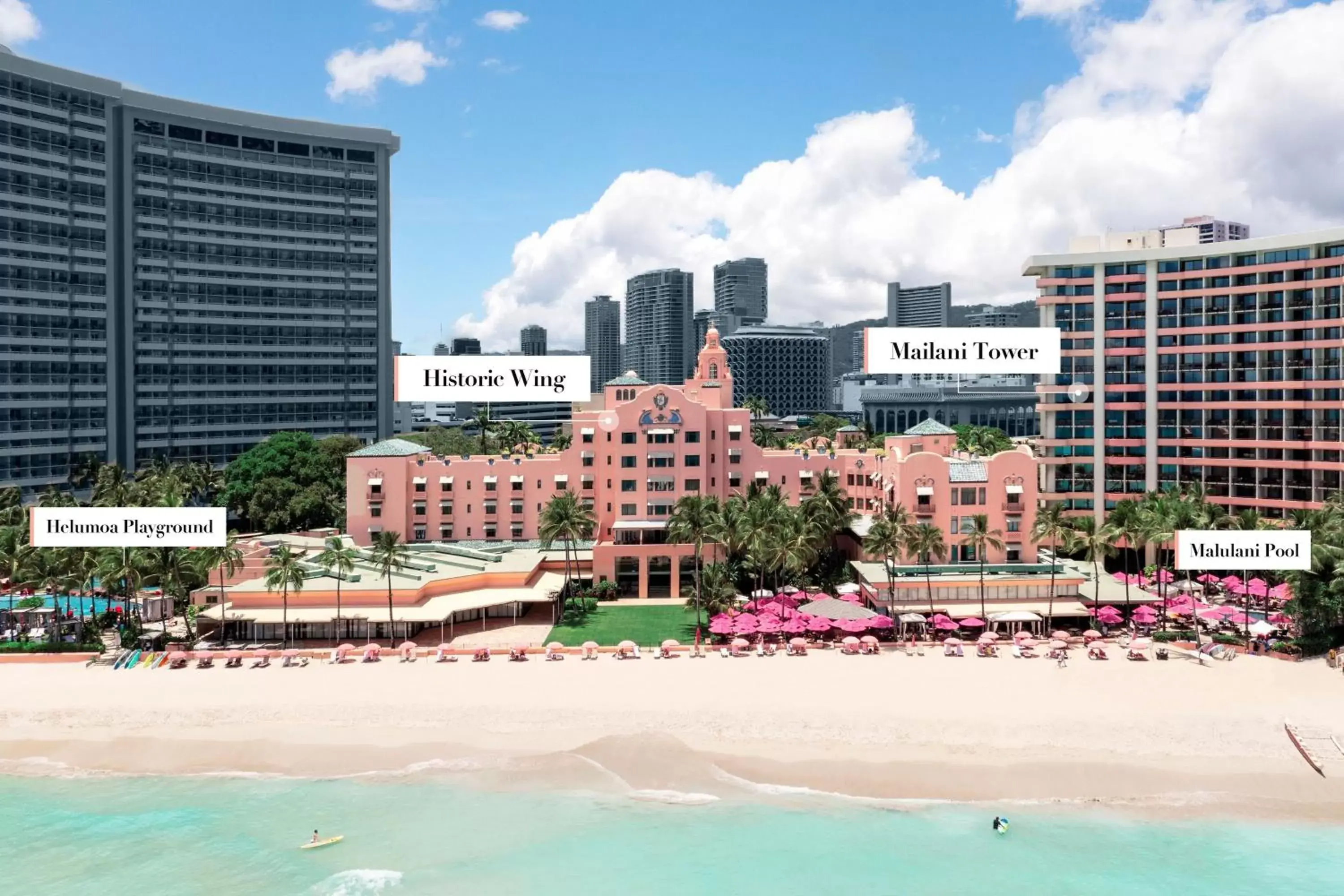 Property Building in The Royal Hawaiian, A Luxury Collection Resort, Waikiki