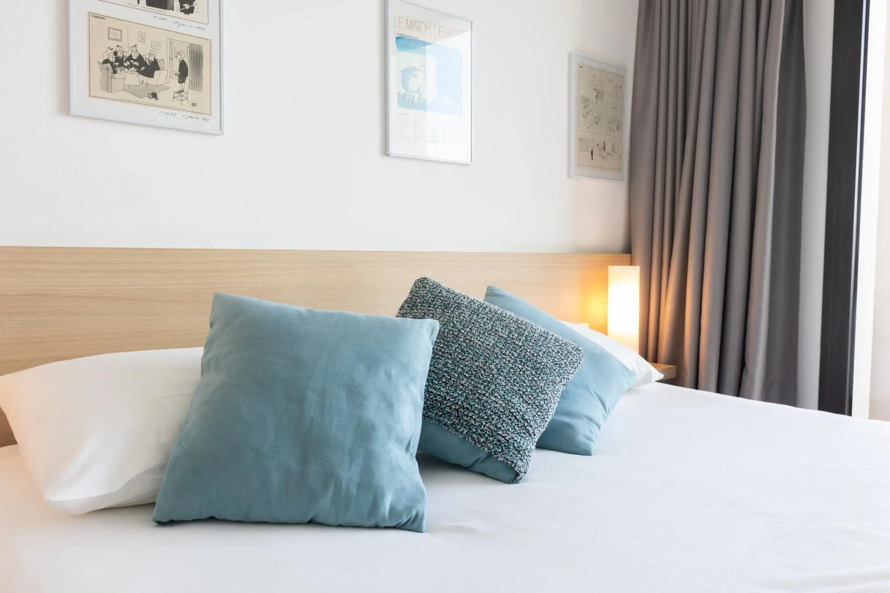 Decorative detail, Bed in Grand Hotel Du Golfe