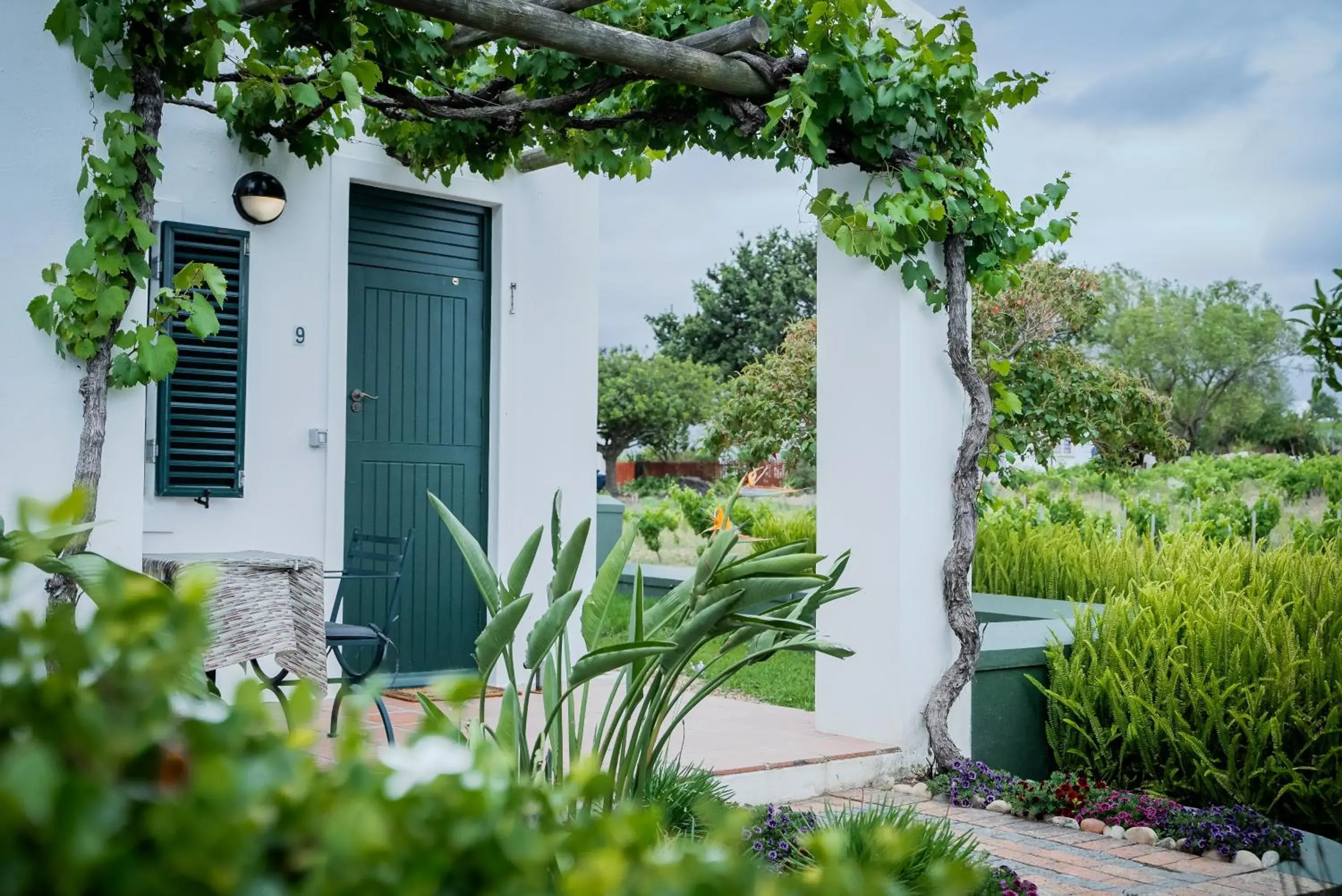 Facade/entrance in Eikendal Lodge