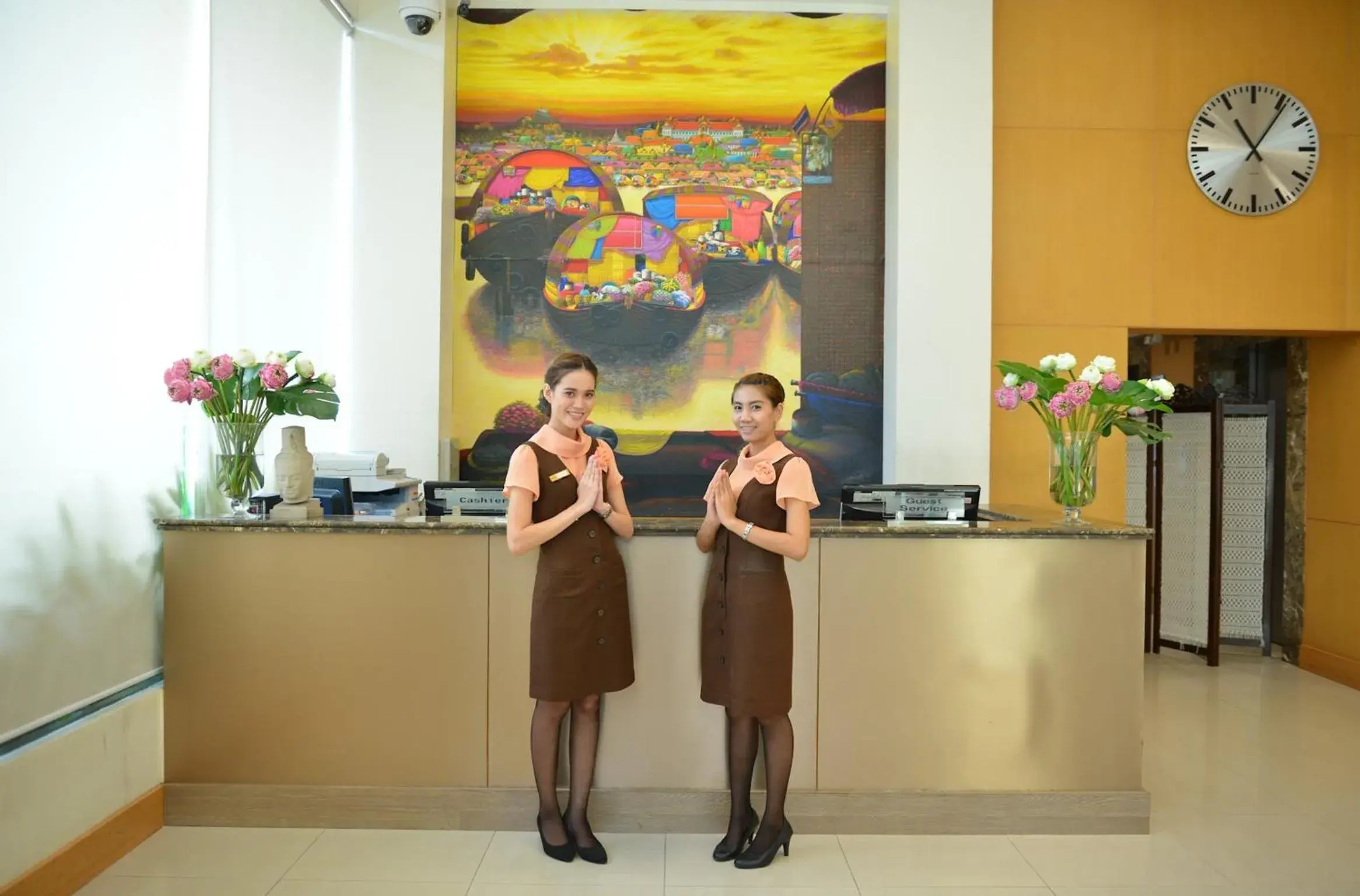 Lobby or reception, Staff in Abloom Exclusive Serviced Apartments