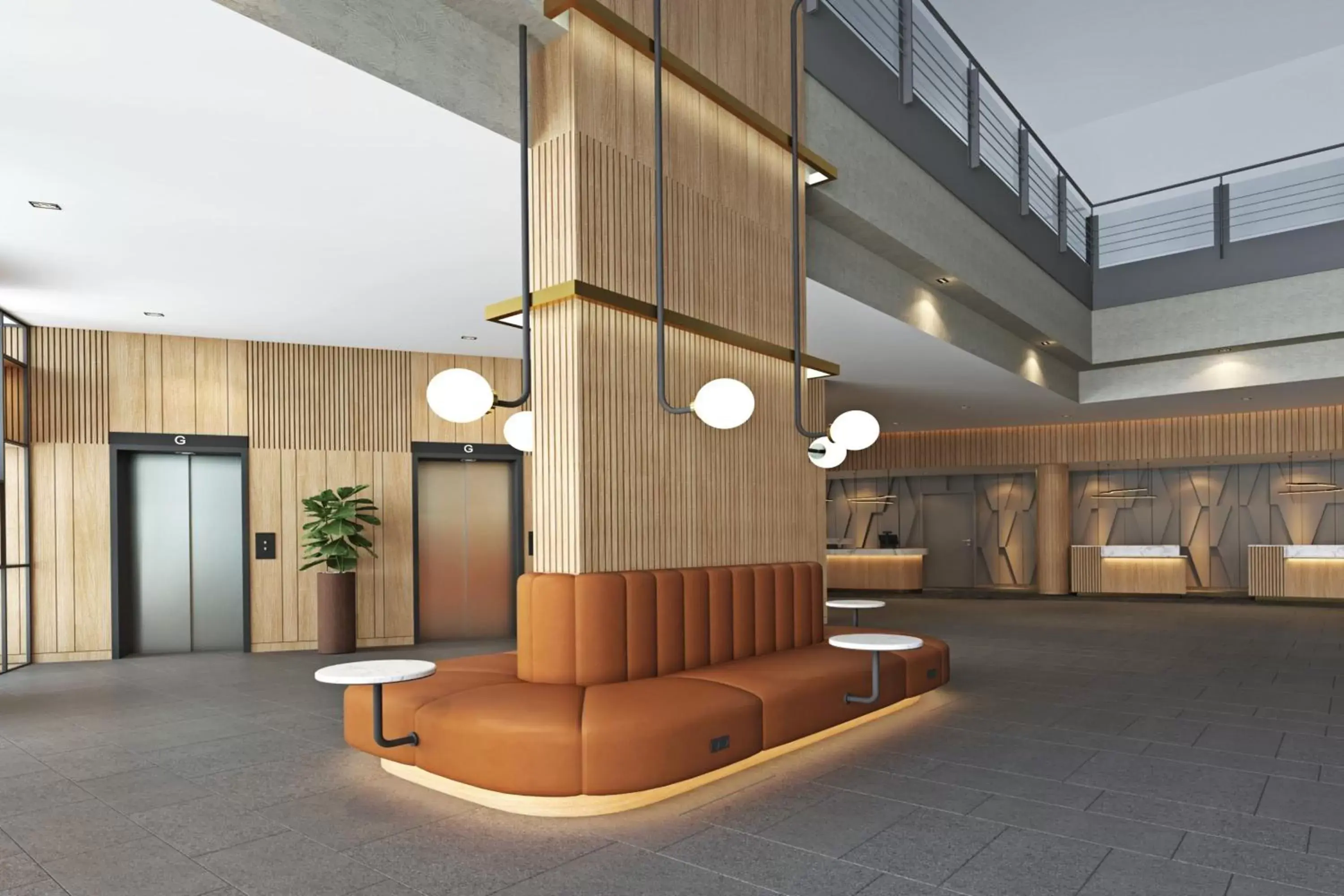 Lobby or reception in Courtyard by Marriott Berlin City Center