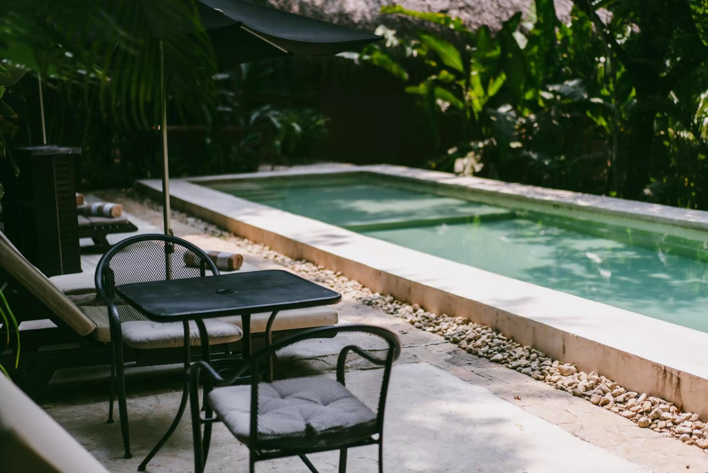 Pool view in Piedra de Agua Palenque
