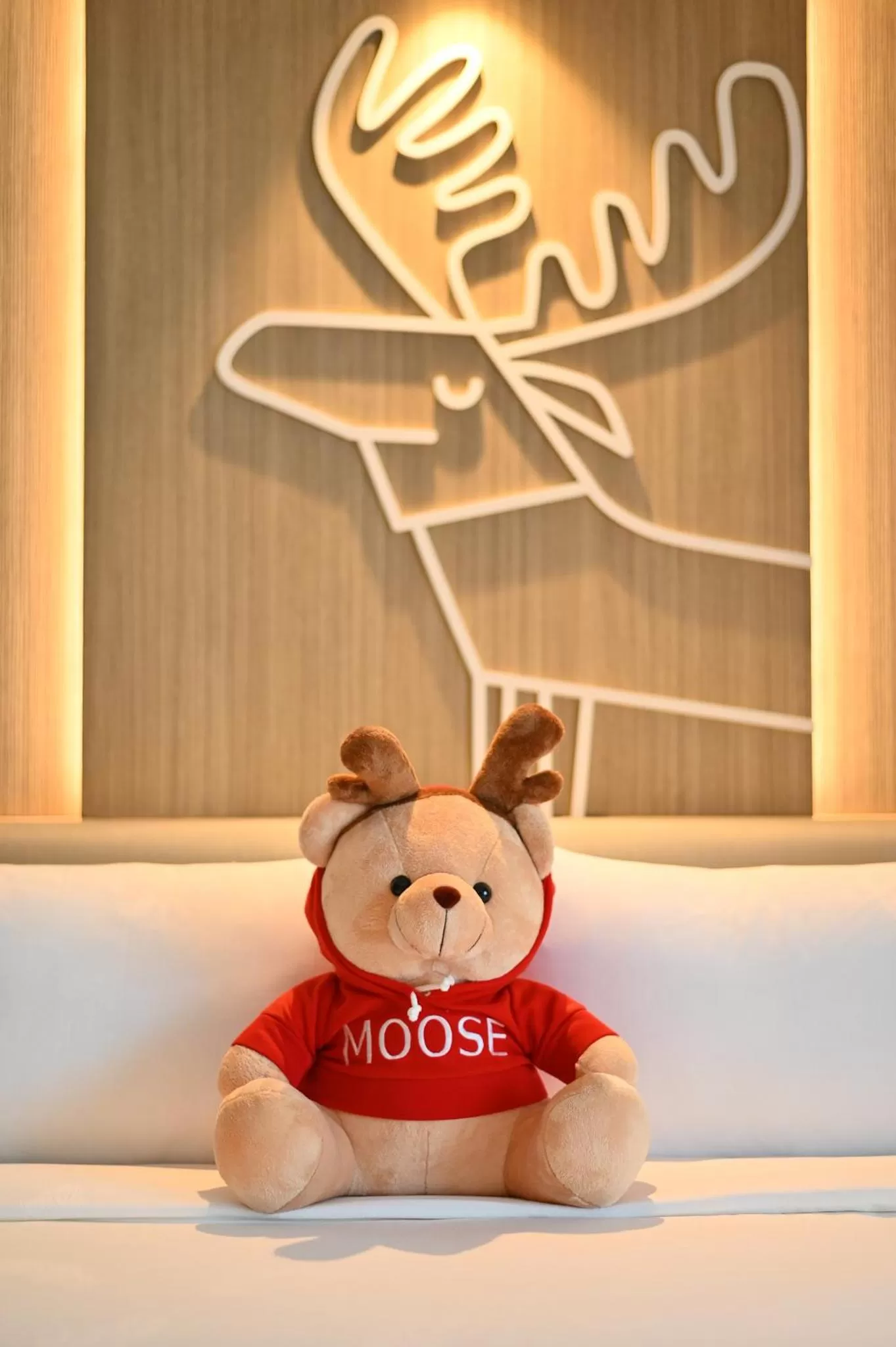 Bed in Moose Hotel Nimman