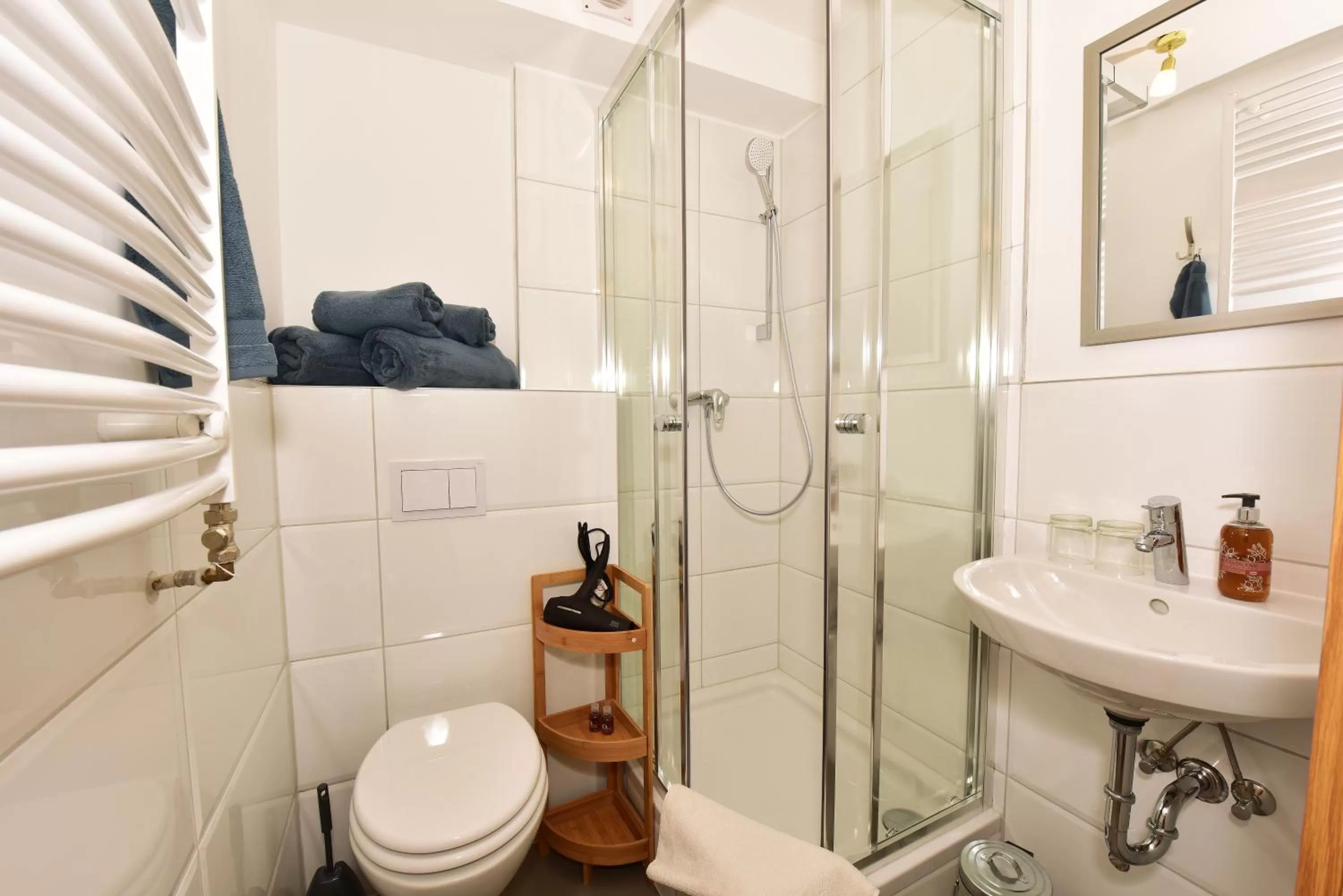 Shower in 1a Gästehaus am Hafen