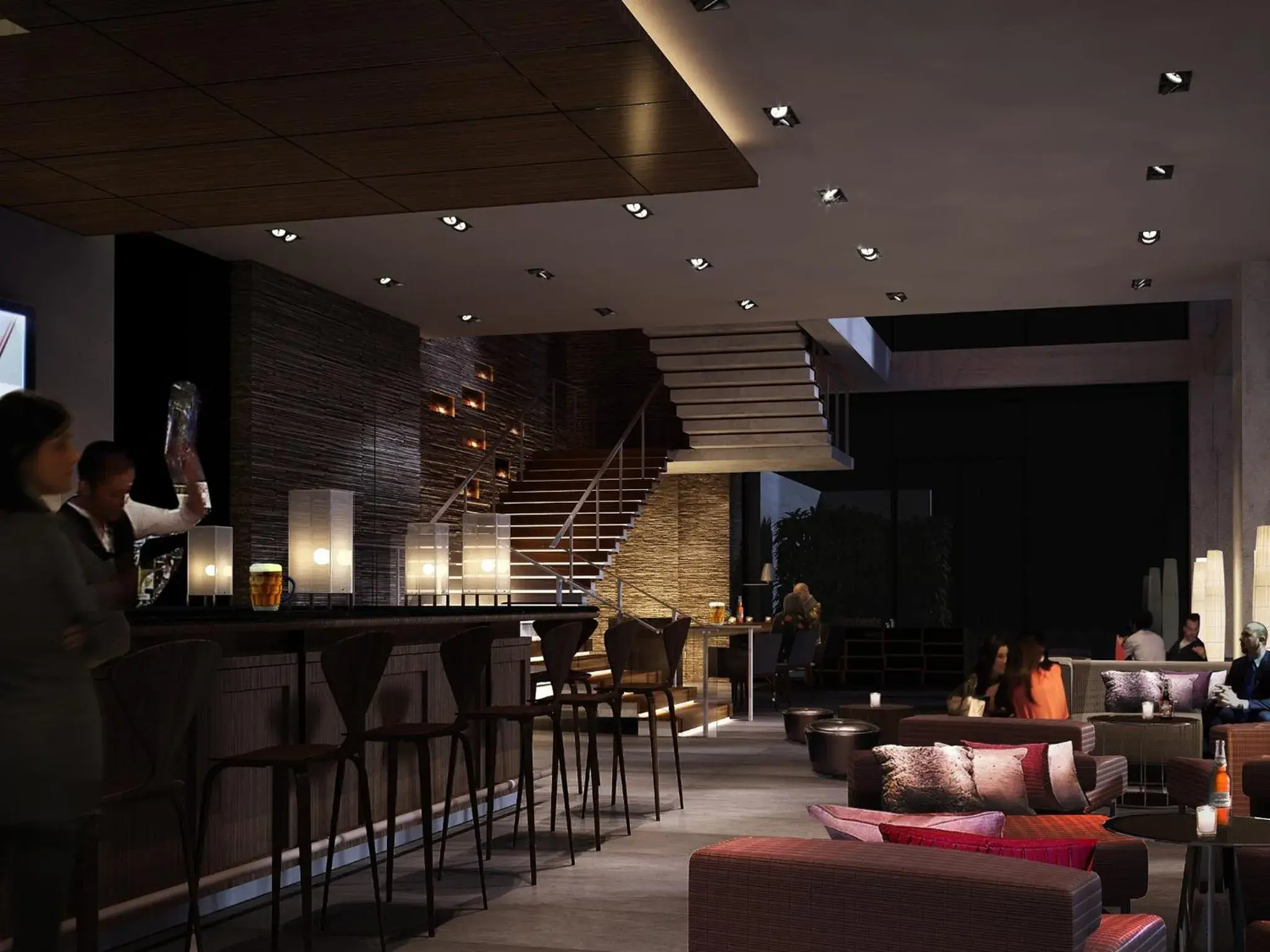 Lounge or bar, Restaurant/Places to Eat in Wyndham Xuzhou East Hotel
