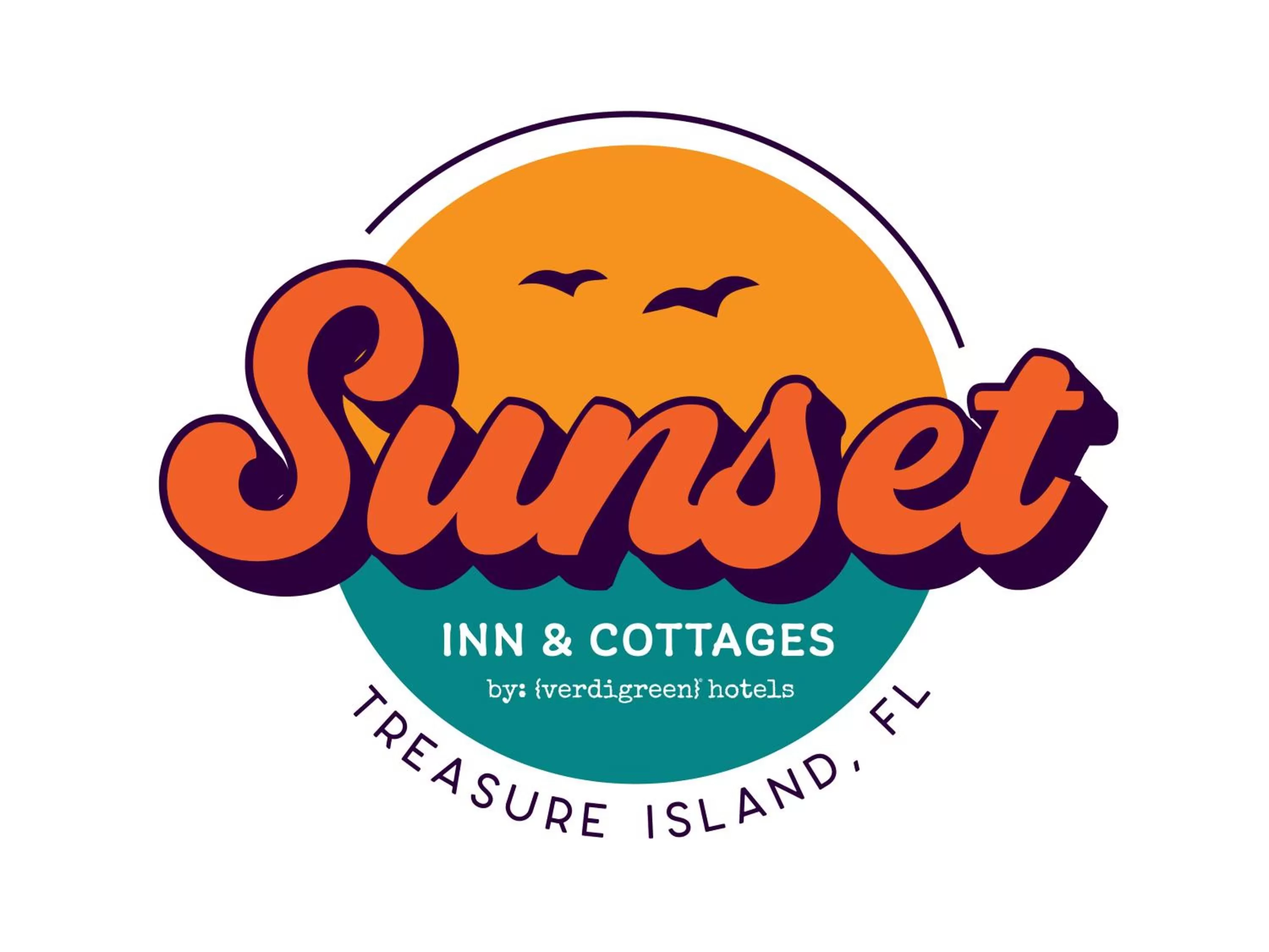 Property logo or sign in Sunset Inn and Cottages