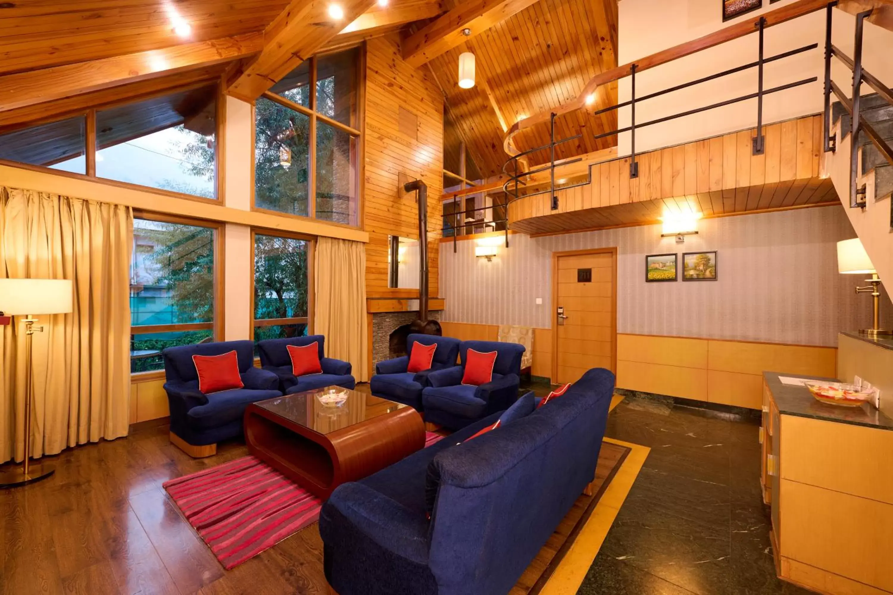 Living room, Seating Area in Renest River Country Resort Manali