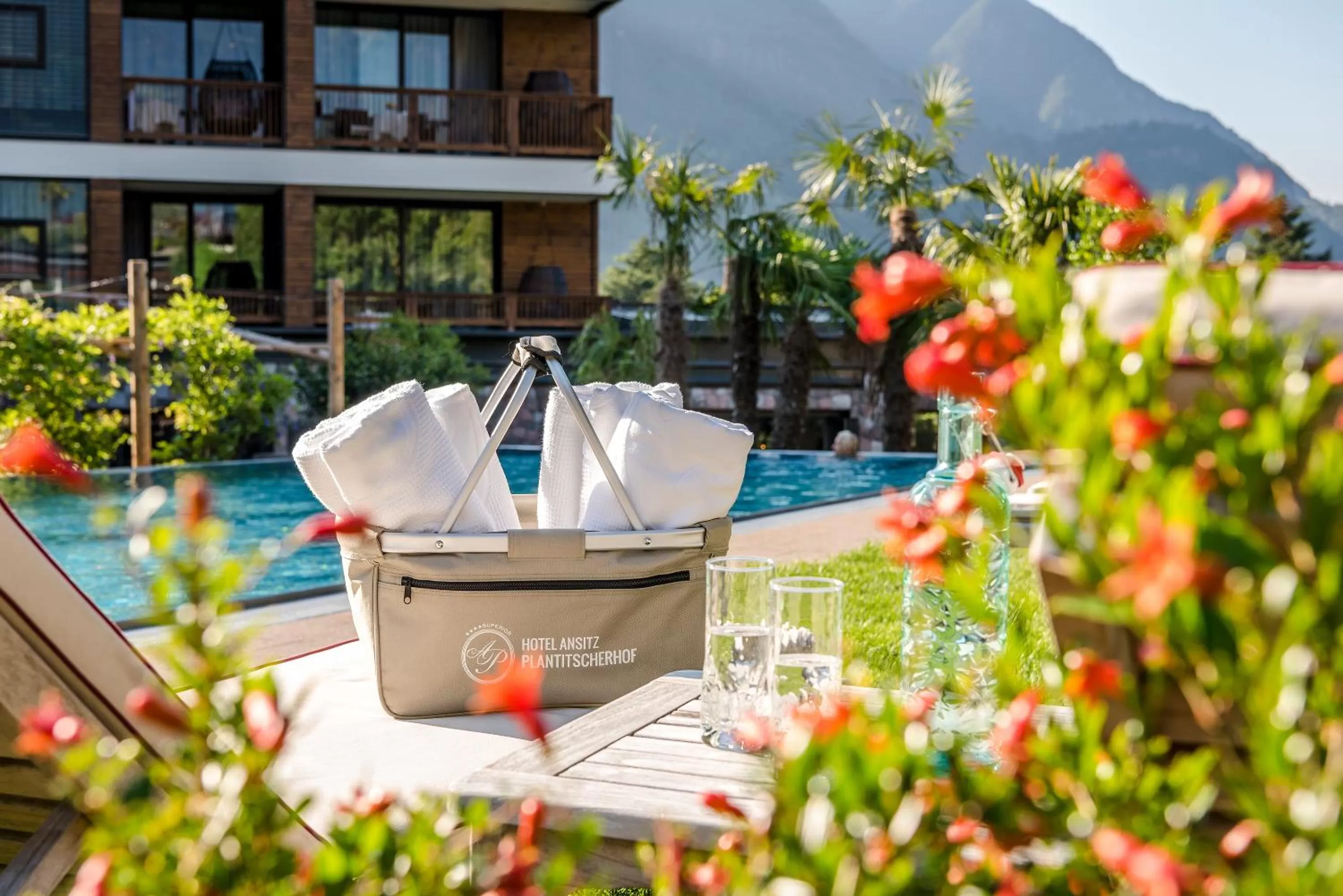 Patio in Hotel Ansitz Plantiz