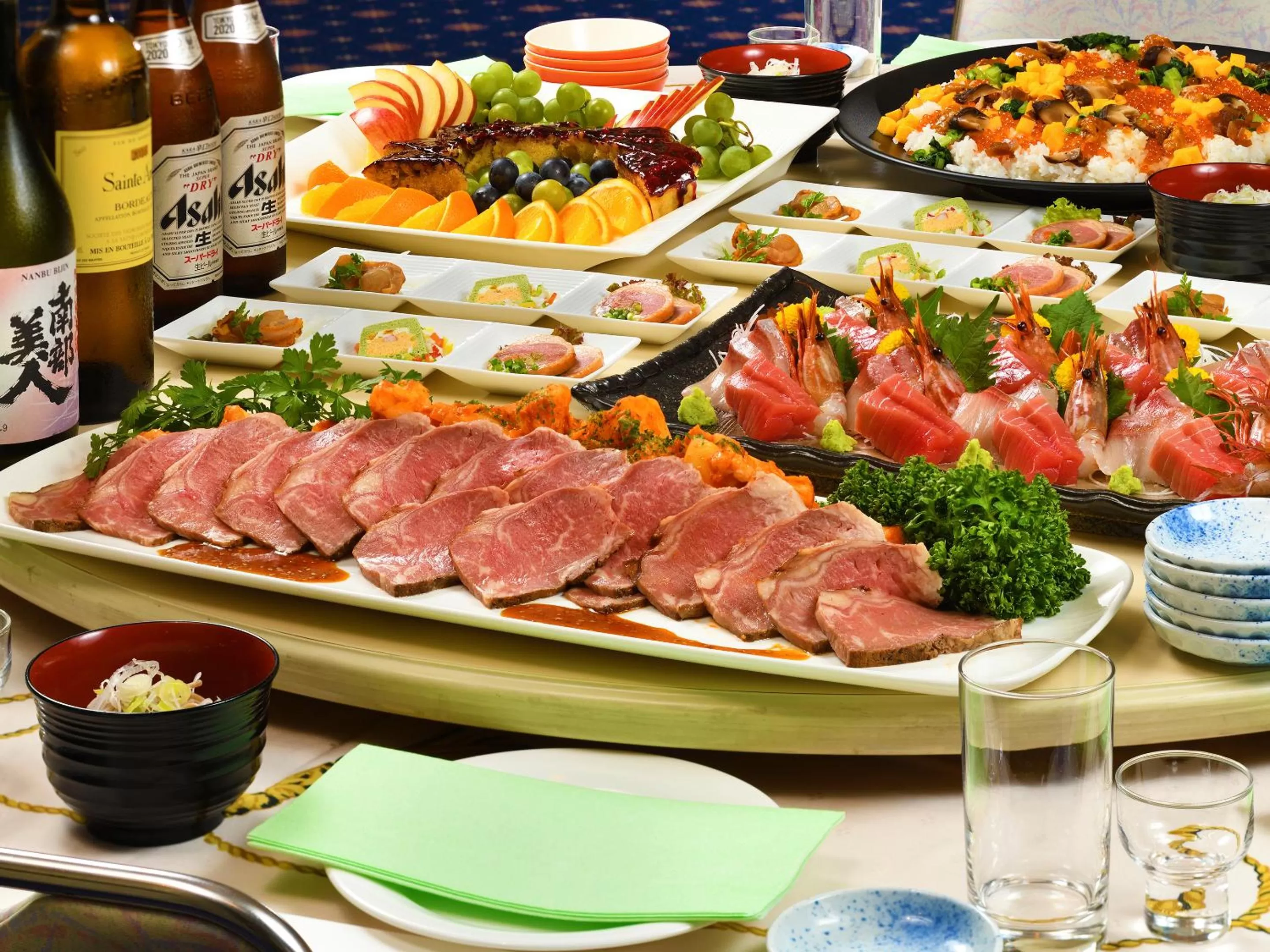 Dinner in Hotel Ace Morioka