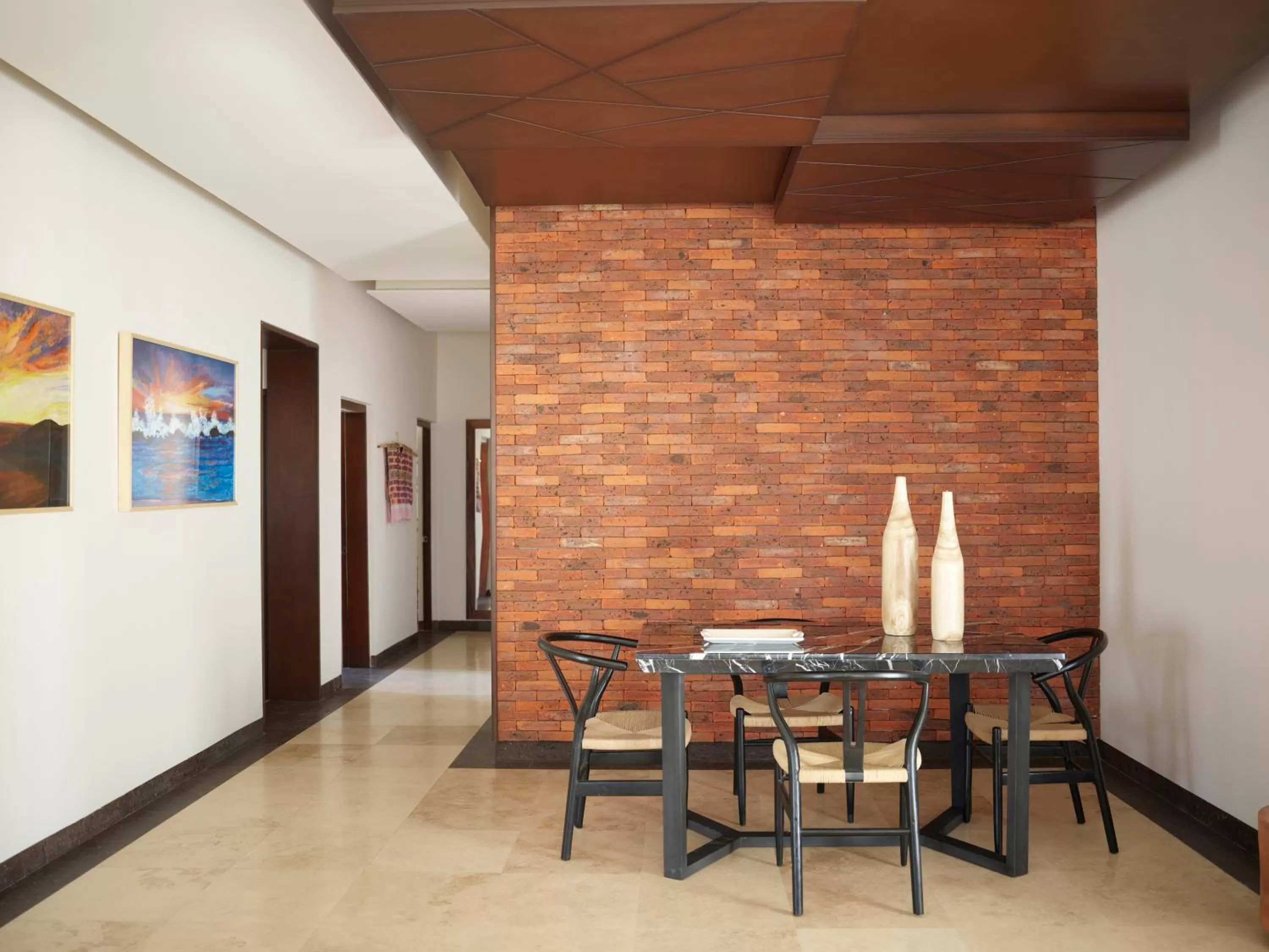 Dining area in Orchid House Baja