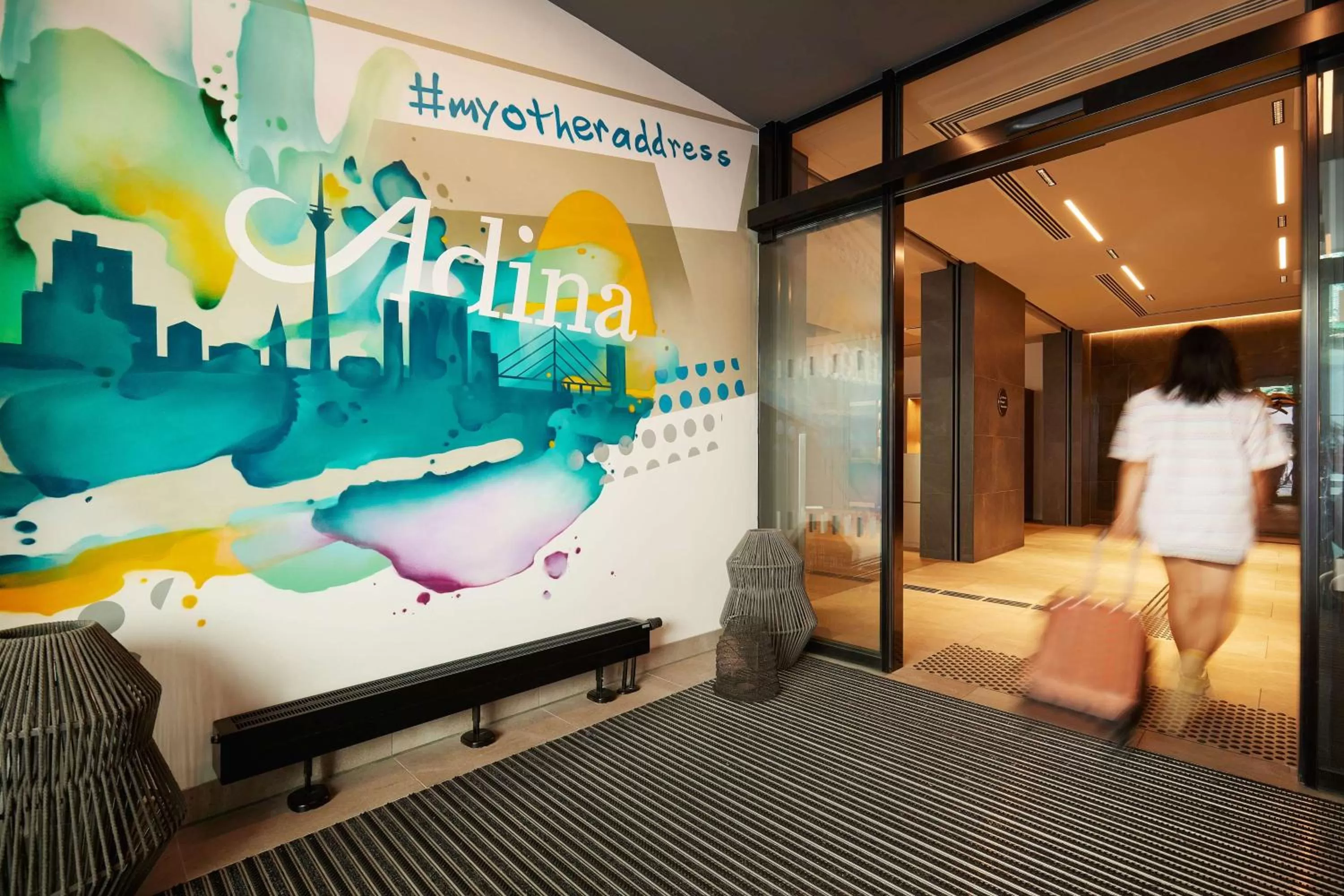 Property building in Adina Apartment Hotel Dusseldorf