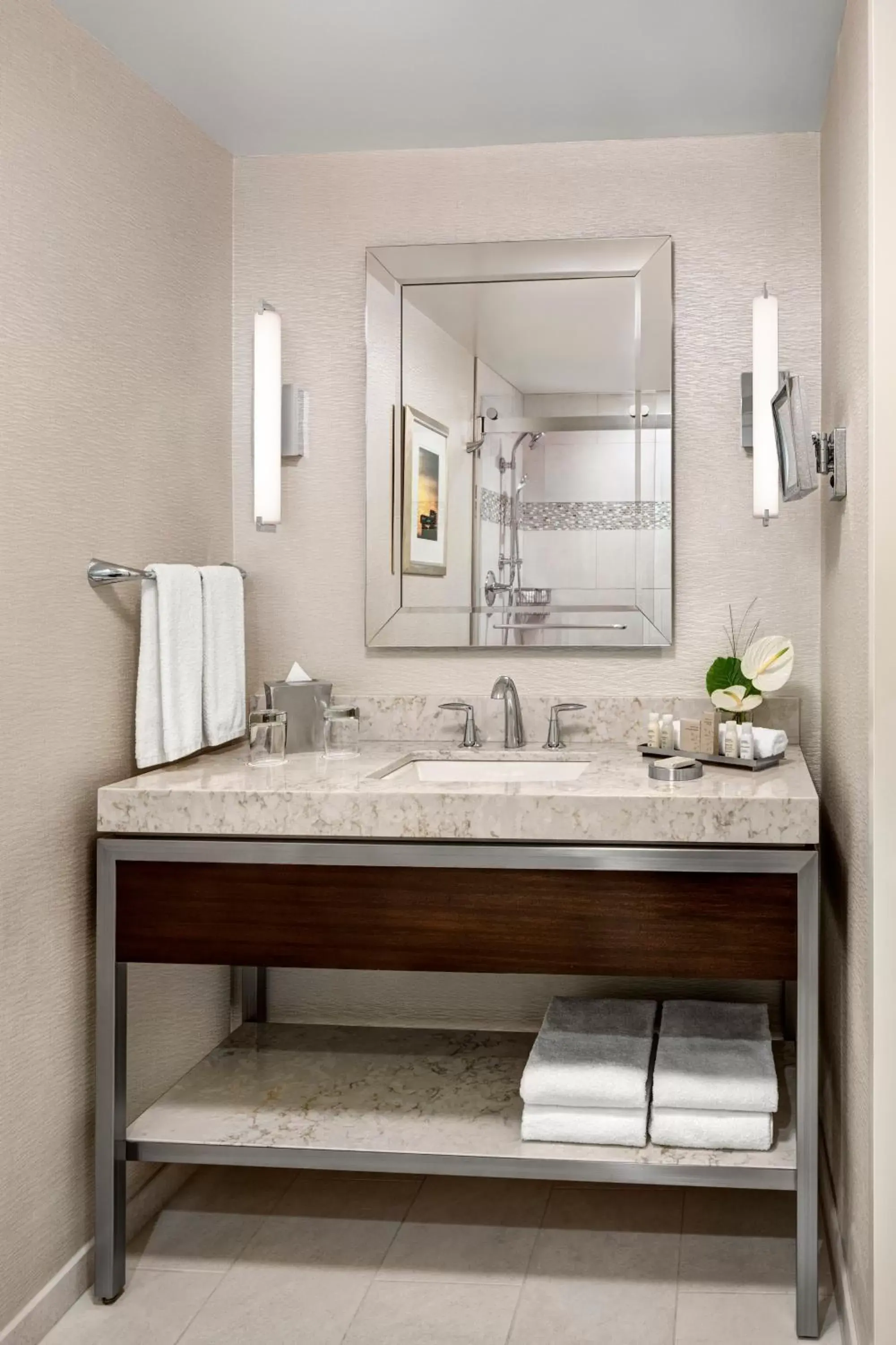 Shower, Bathroom in The Statler Hotel at Cornell University