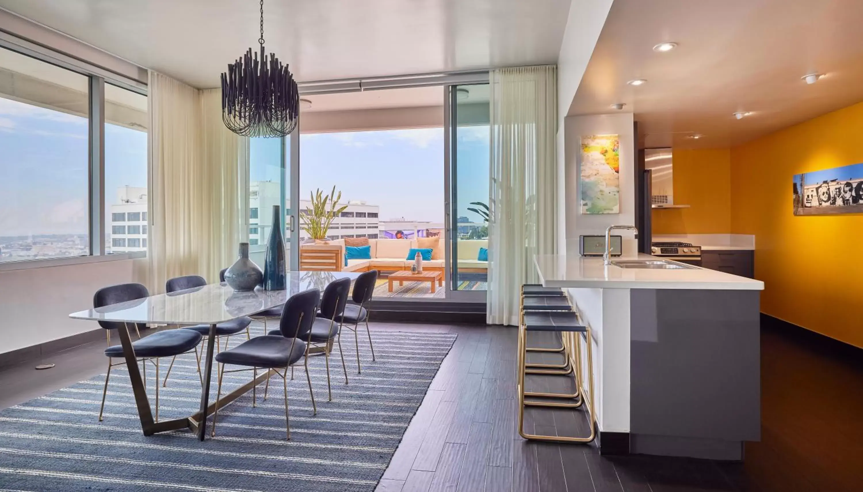Balcony/Terrace in Andaz West Hollywood-a concept by Hyatt