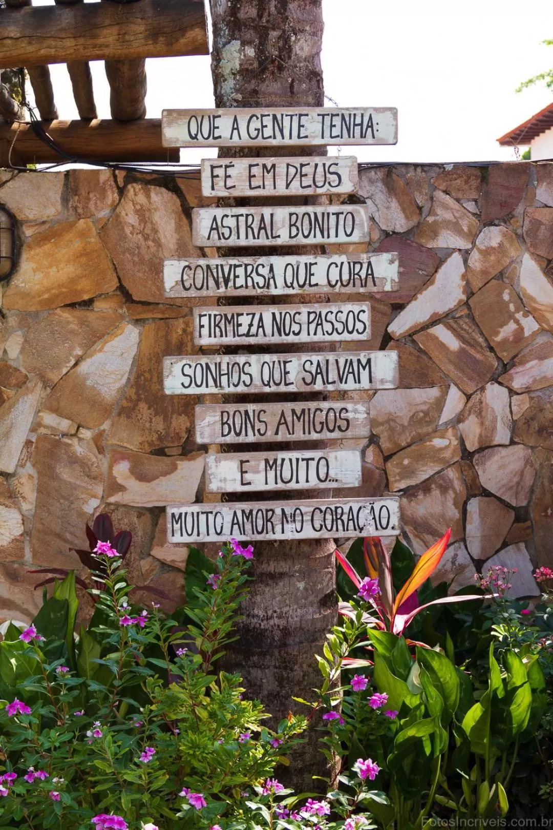 Decorative detail in Estrela do Mar Paraty