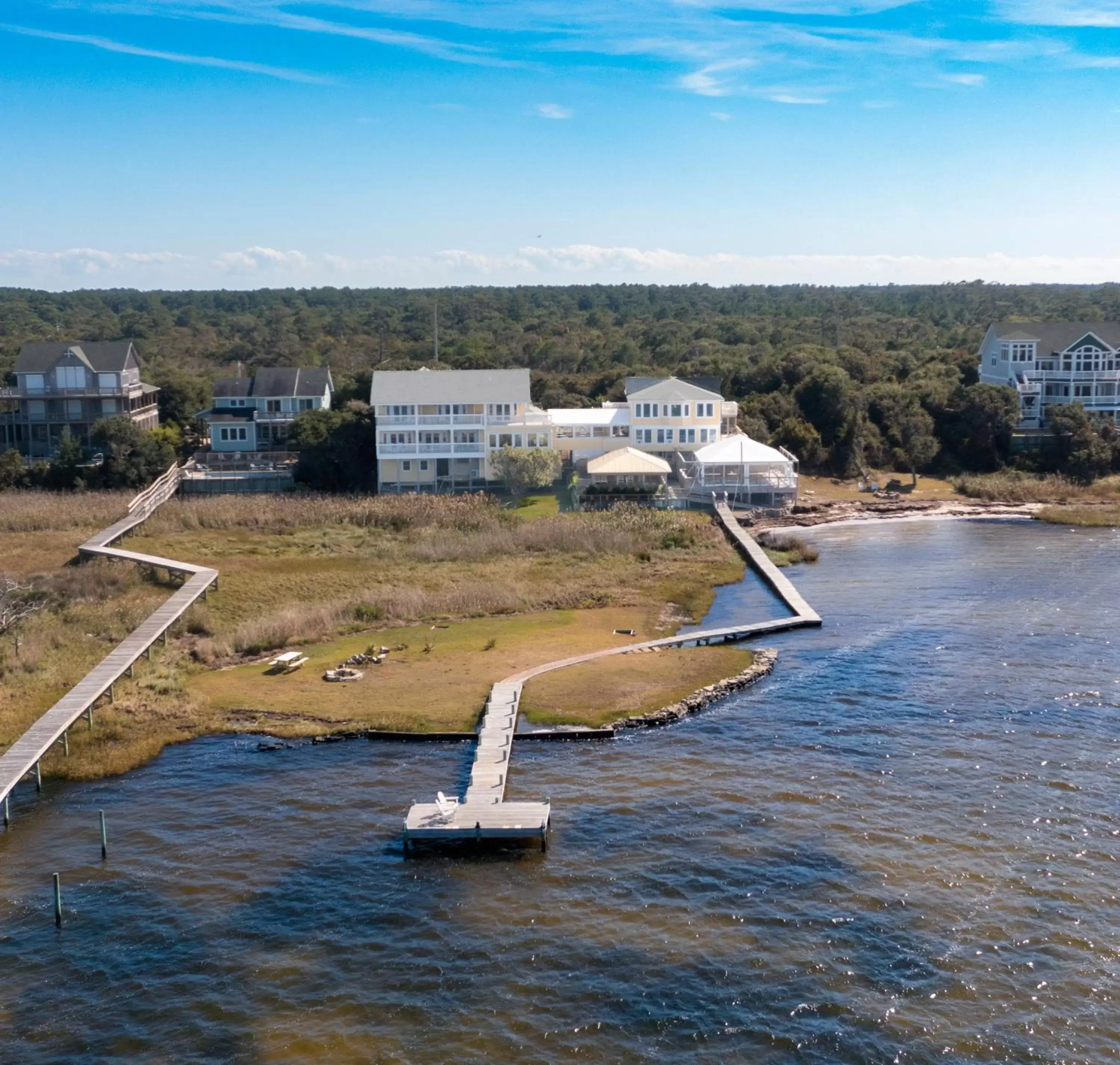 Property building, Bird's-eye View in The Inn on Pamlico Sound
