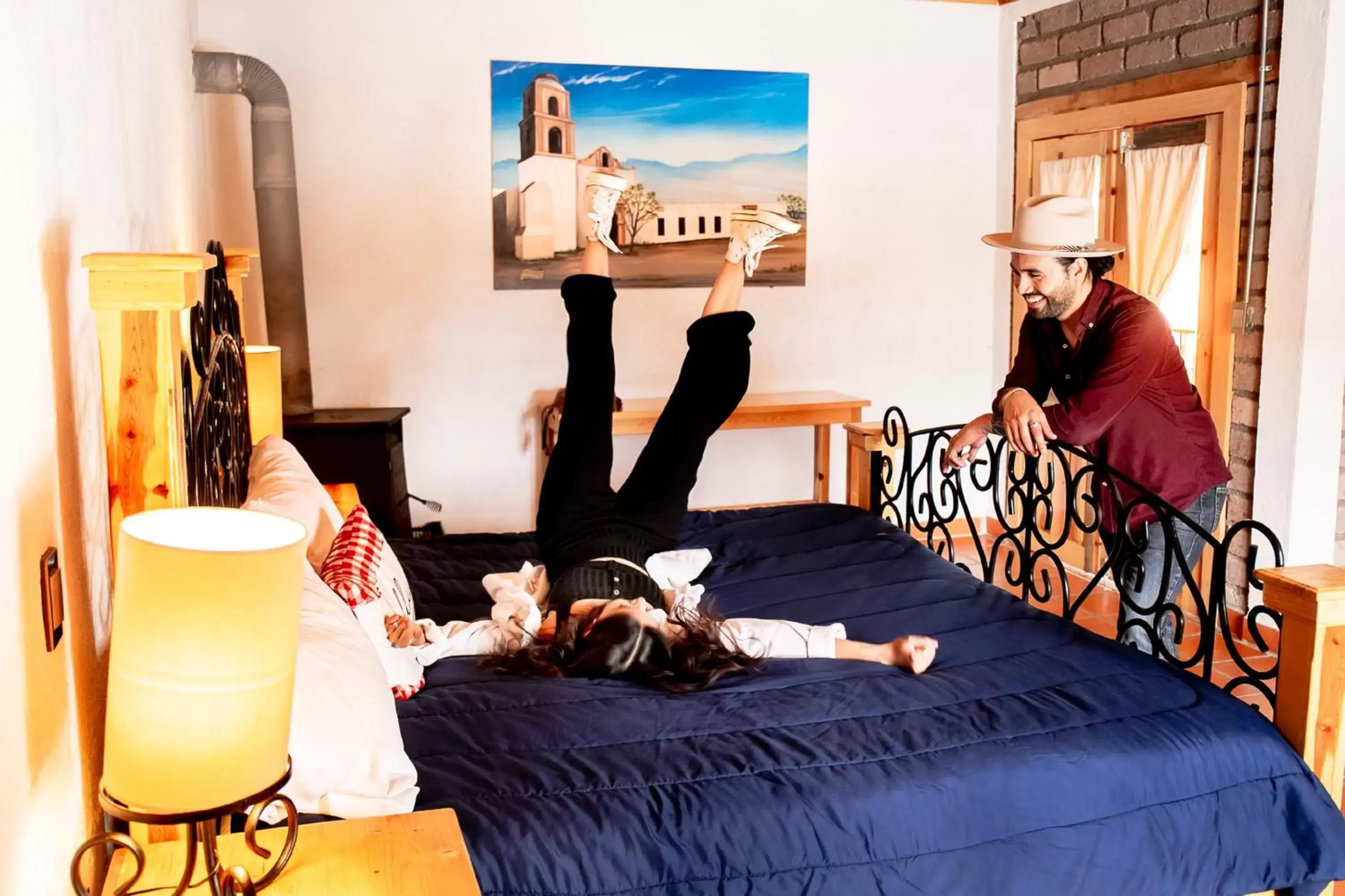 Bed in Hacienda Don Armando Boutique & Spa Bed in Hacienda Don Armando Boutique & Spa