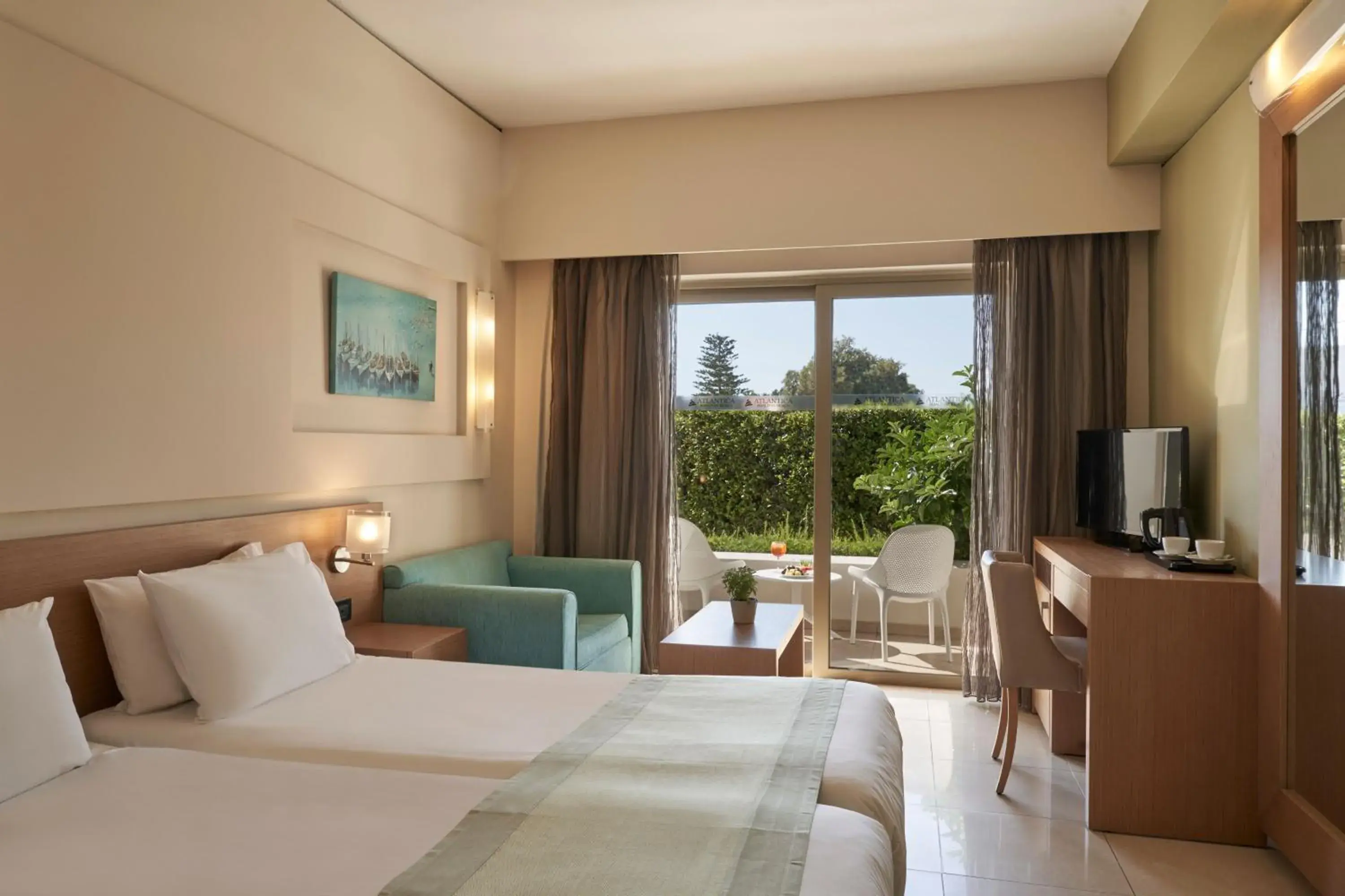 Bed in Atlantica Amalthia Beach Hotel - Adults Only