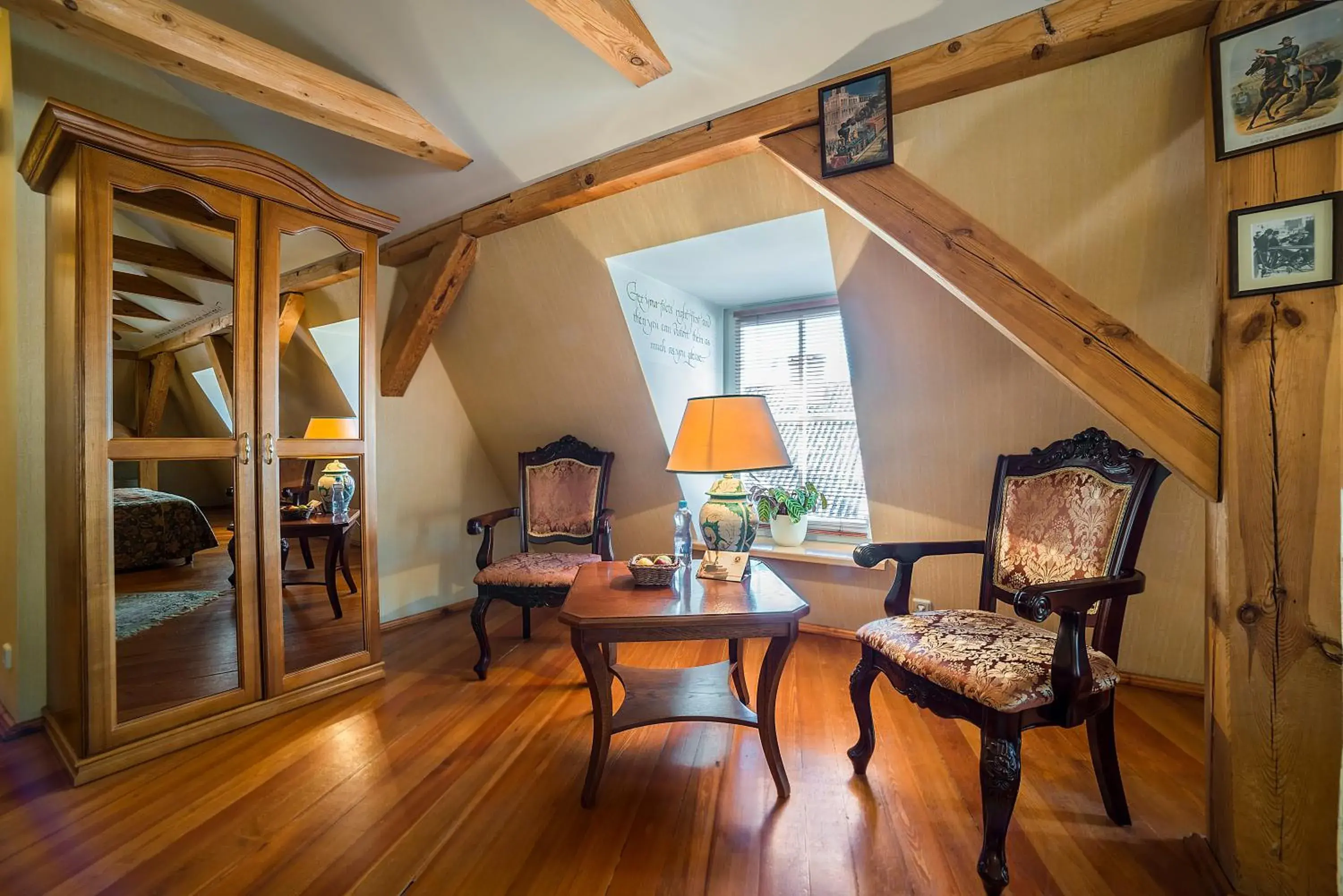 Seating Area in Shakespeare Boutique Hotel